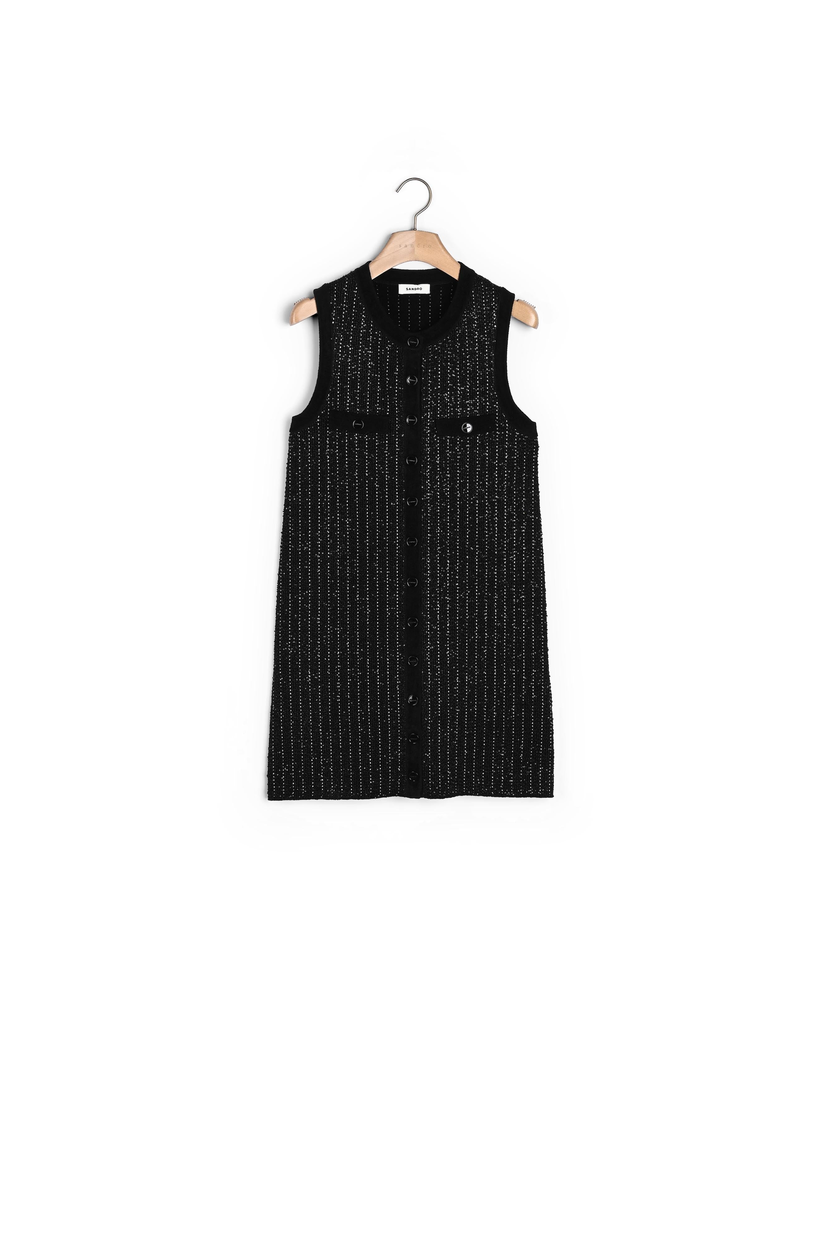 Robe en Maille fantaisie Sandro seconde main