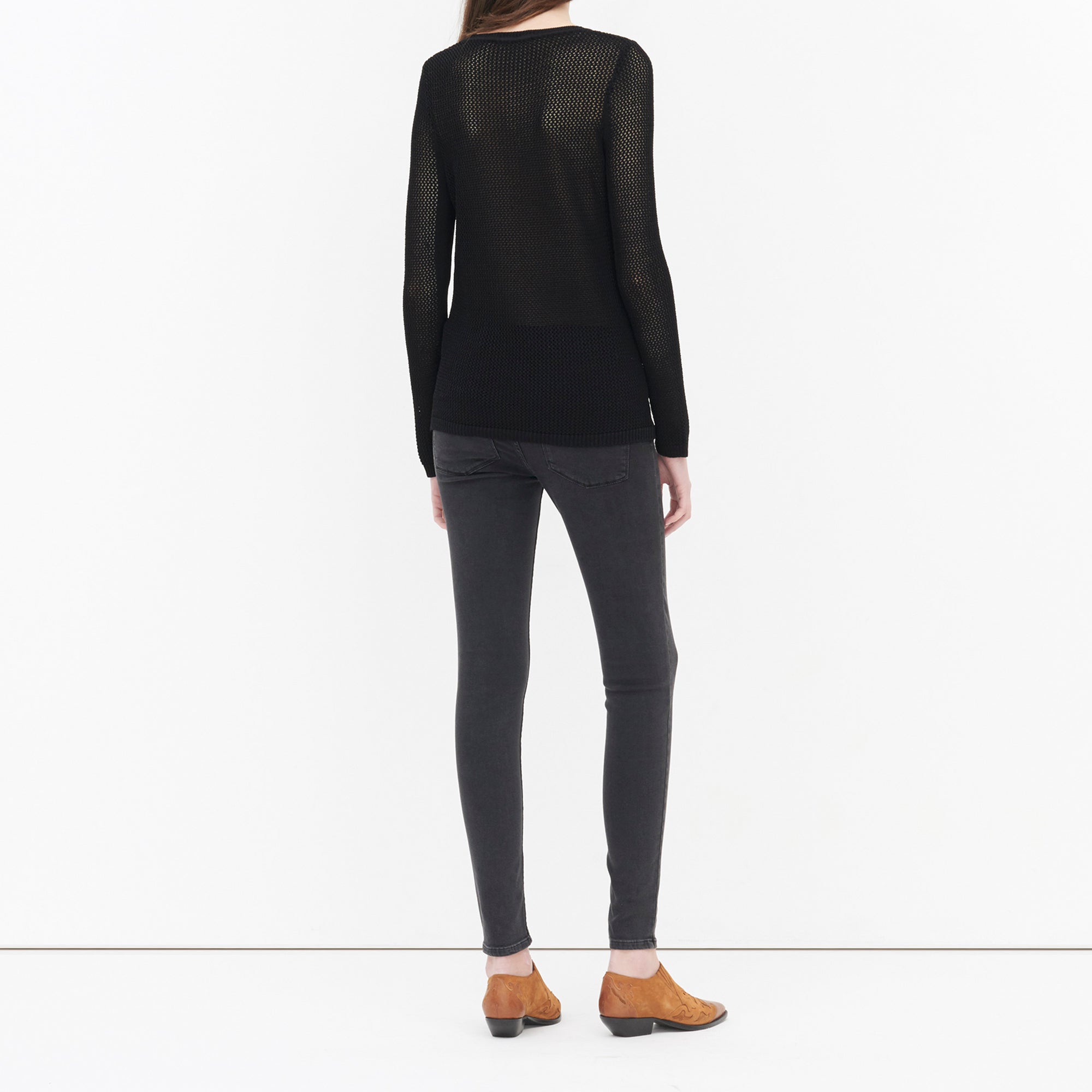 Pull Noir Sandro seconde main