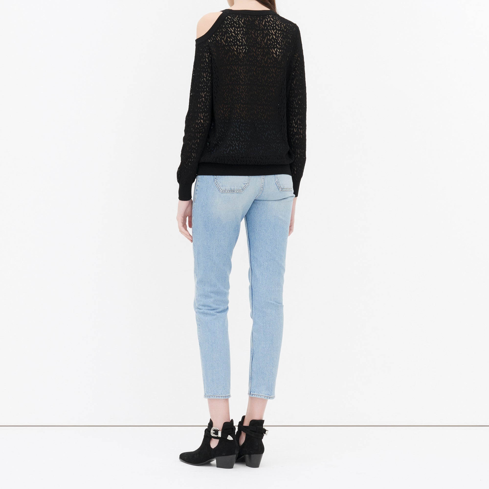 Pull Noir Sandro seconde main