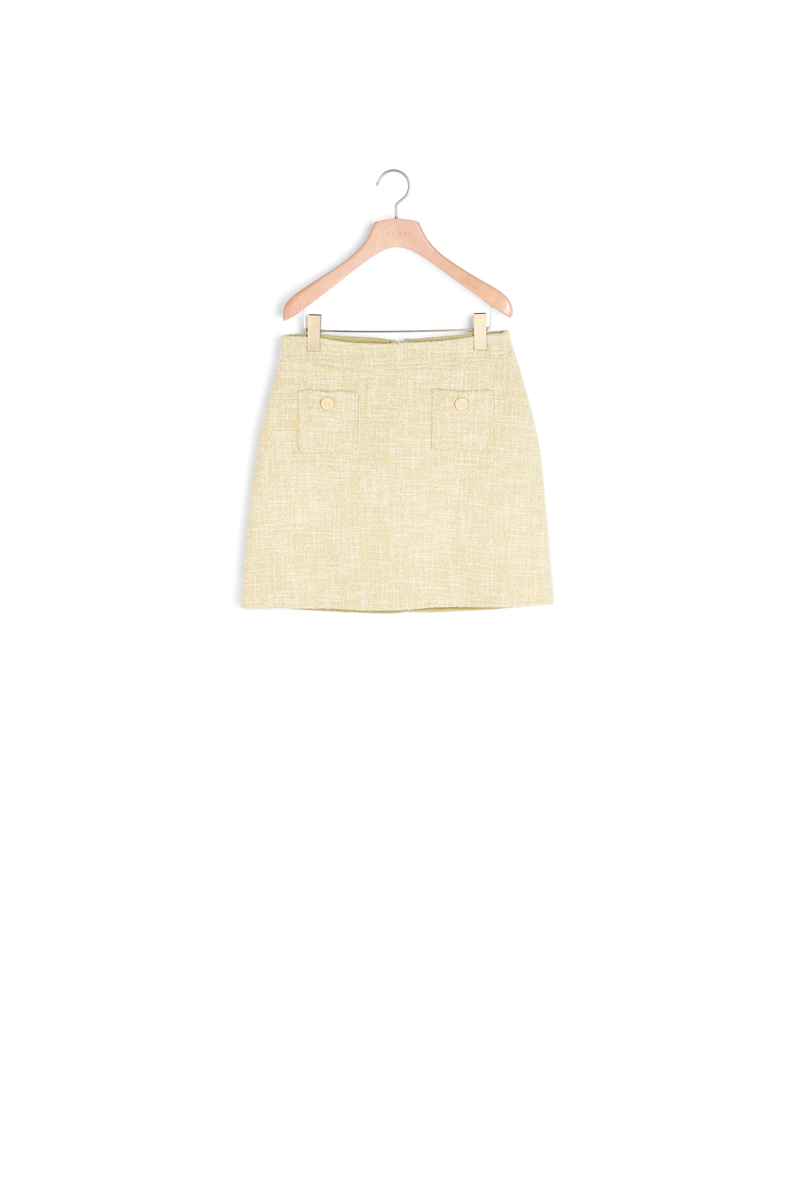 Jupe courte en laine Sandro seconde main