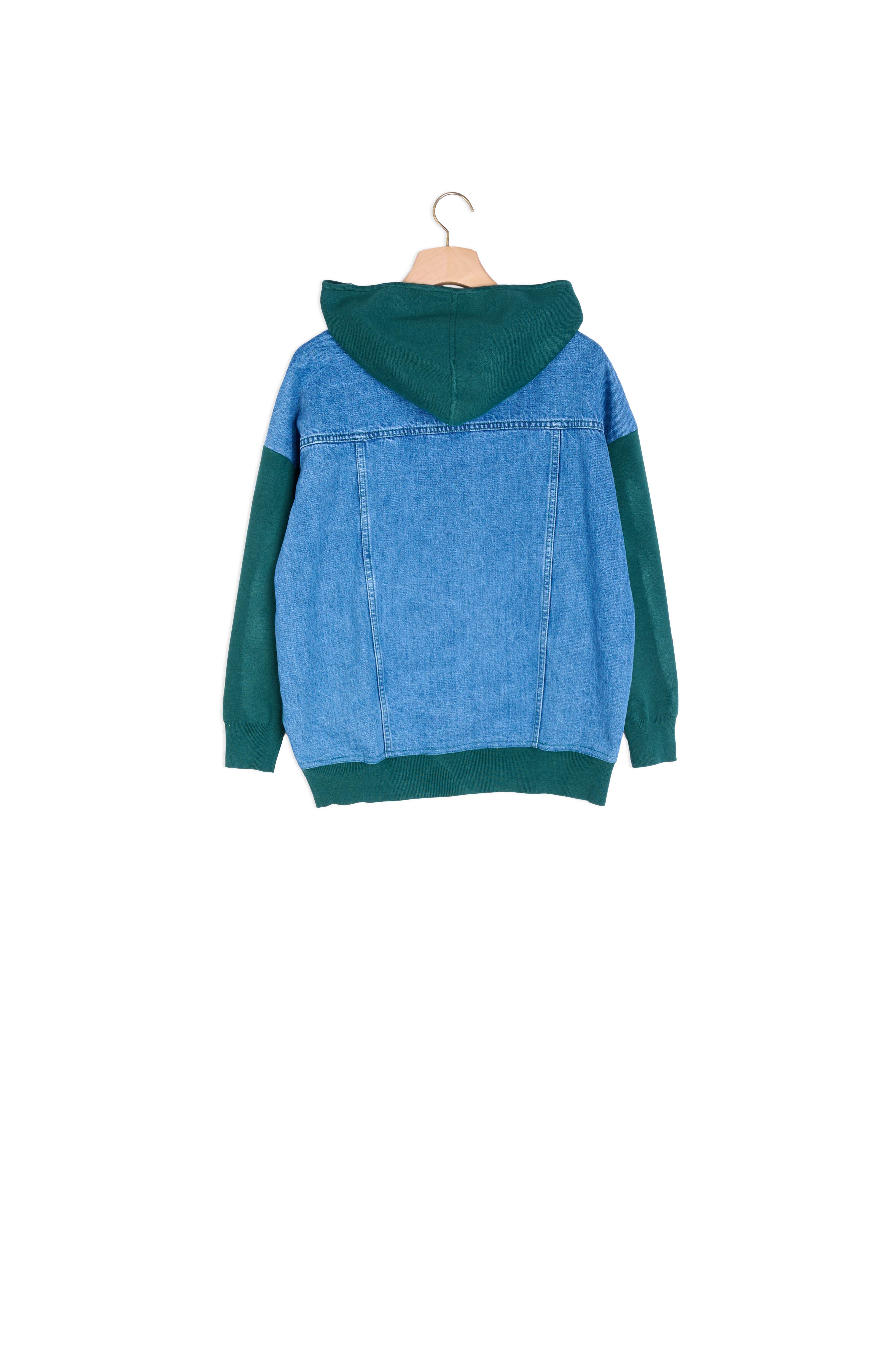 Cardigan hoodie bi-matière Sandro seconde main