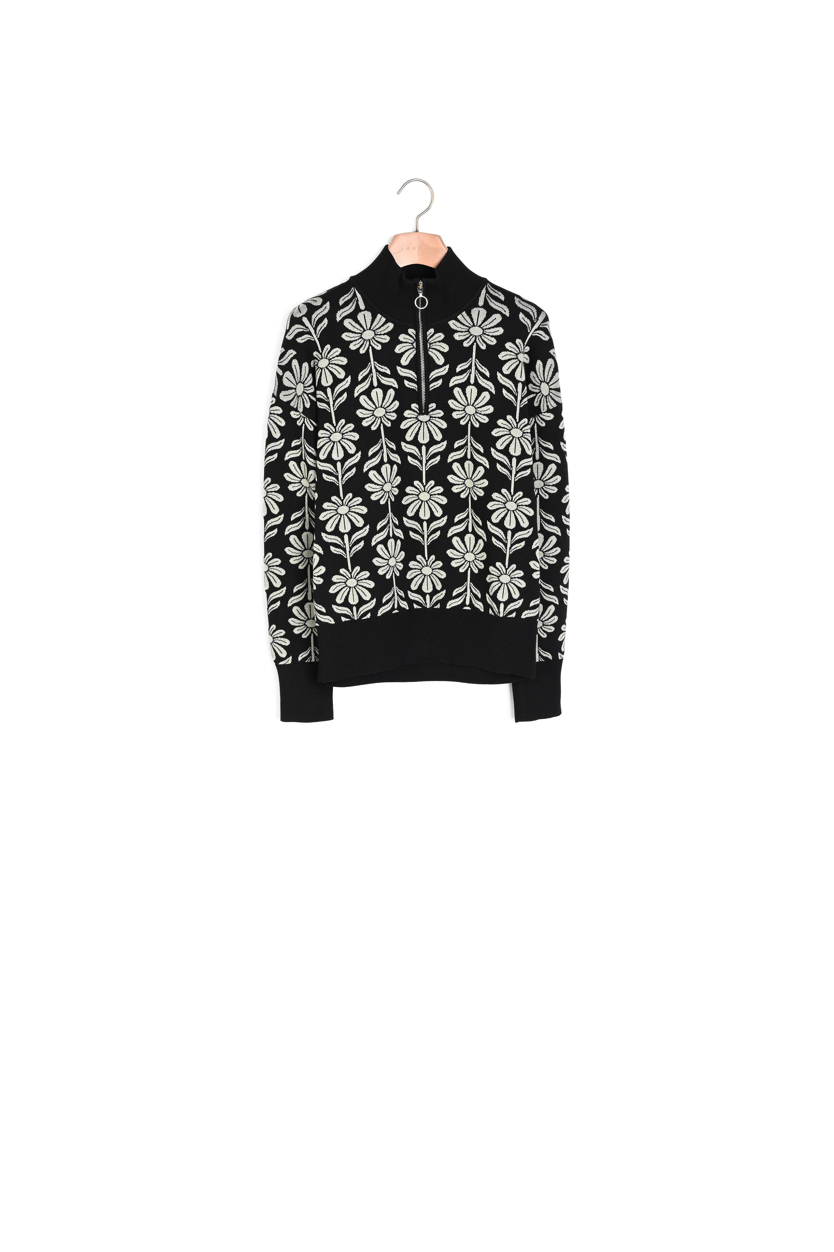 Pull Noir Sandro seconde main