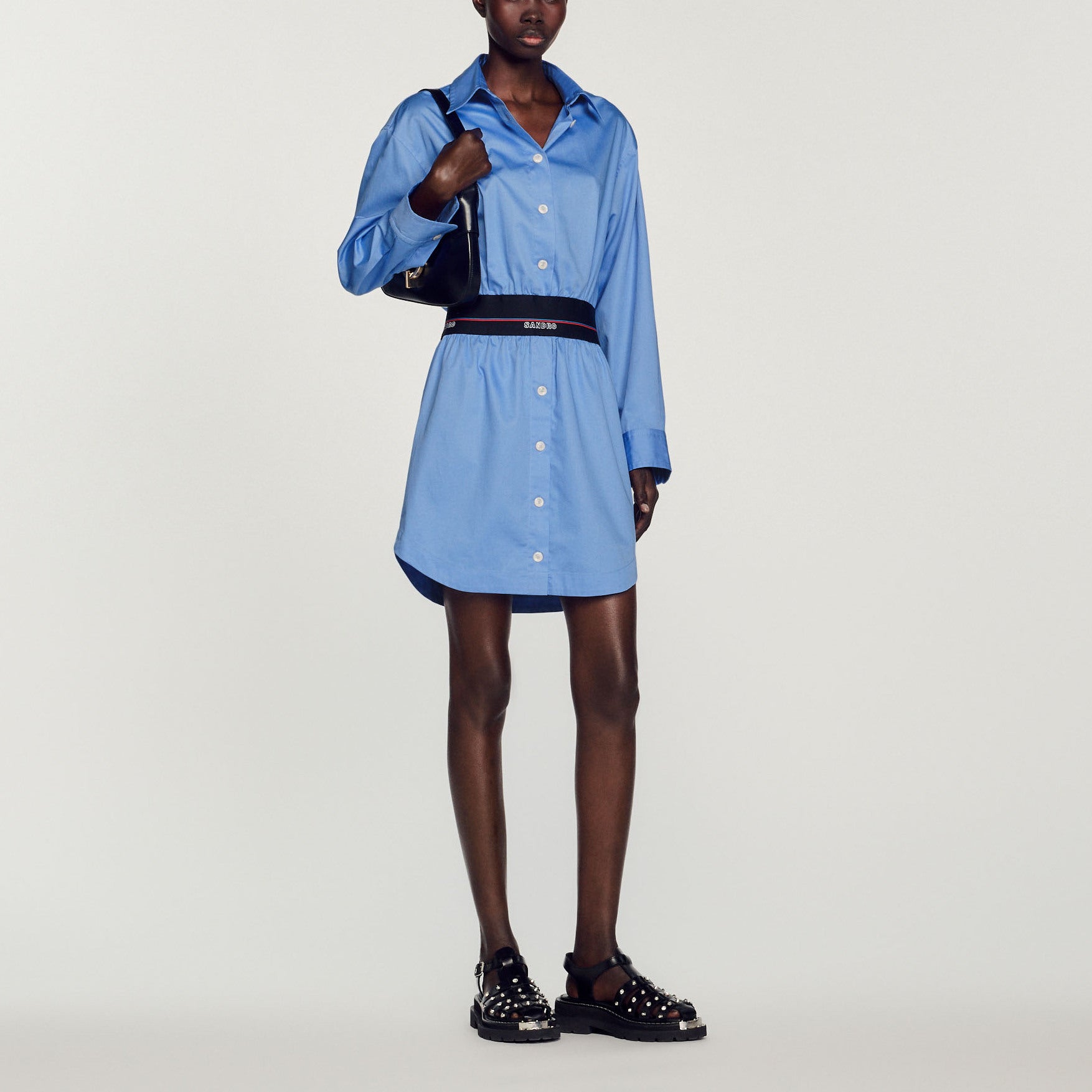 Robe Chemise avec élastique Sandro seconde main