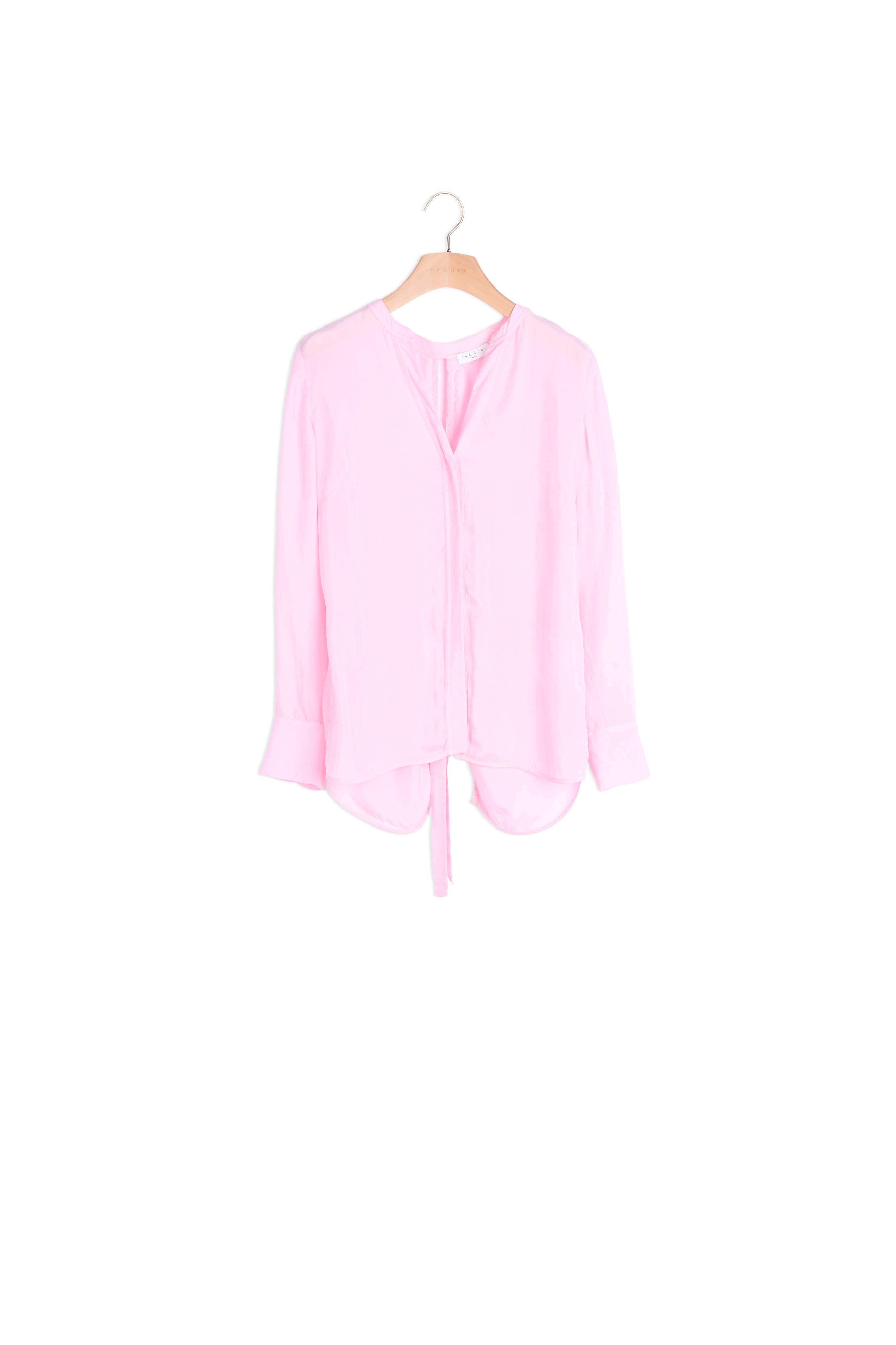 Chemise avec découpe et nœud au dos Sandro seconde main