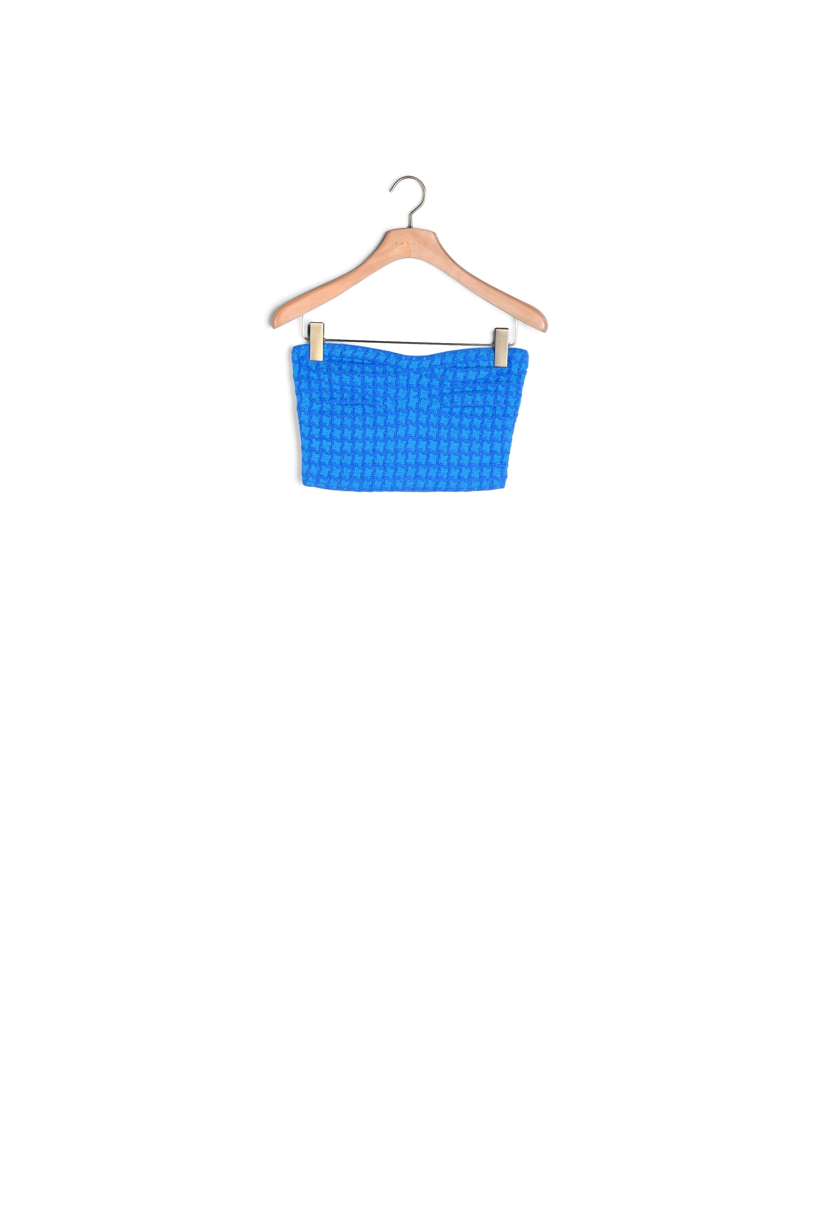 Bustier court en tweed Sandro seconde main