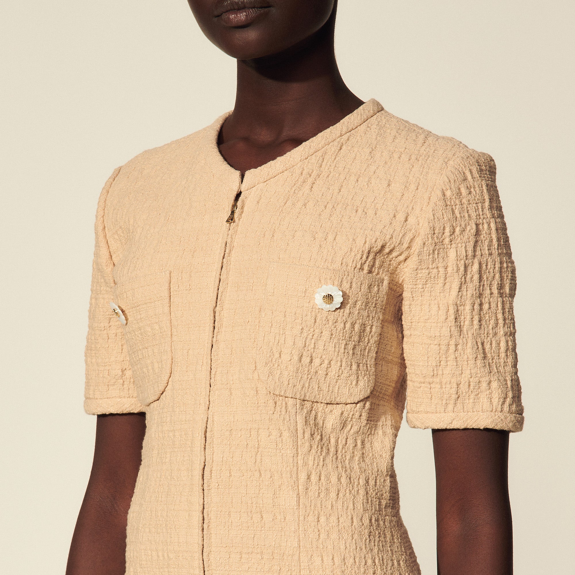 Robe multipoches à boutons fantaisie Sandro seconde main