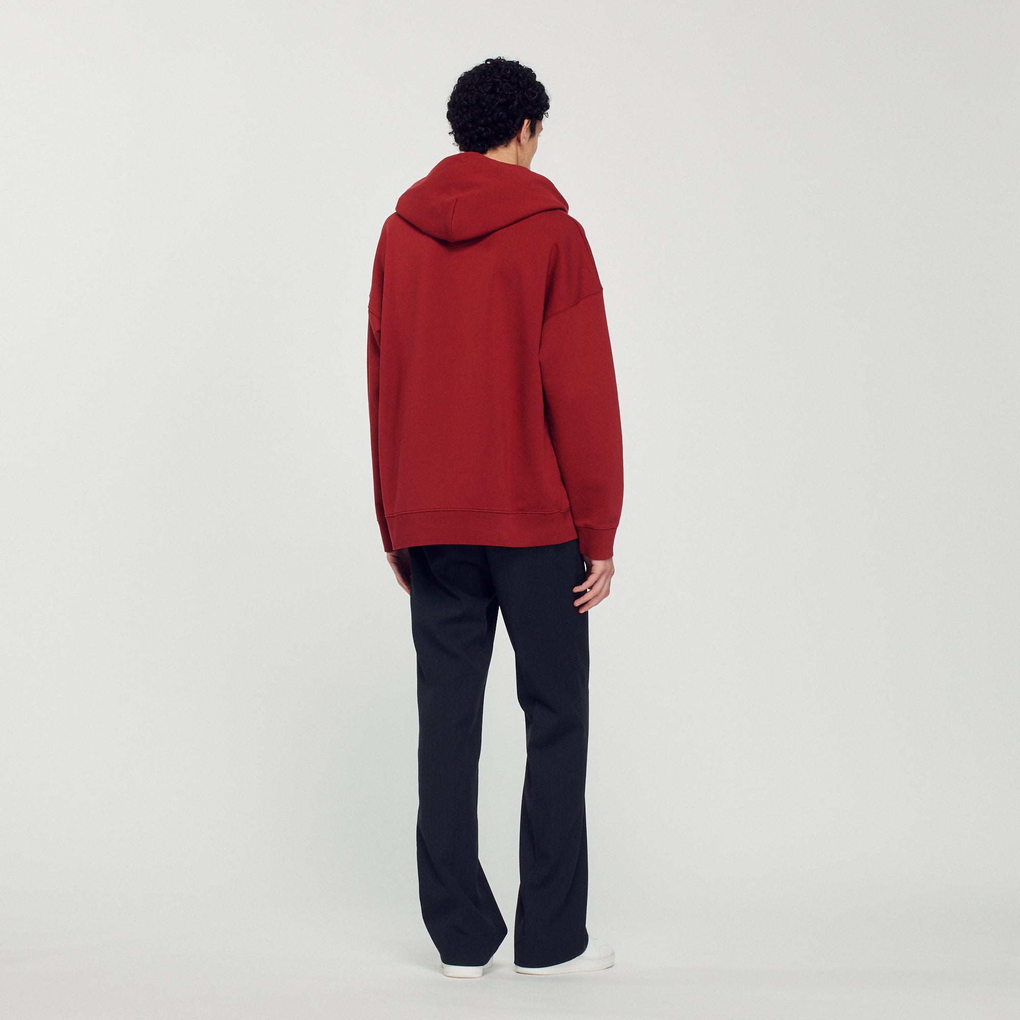Hoodie oversize à logo Sandro seconde main