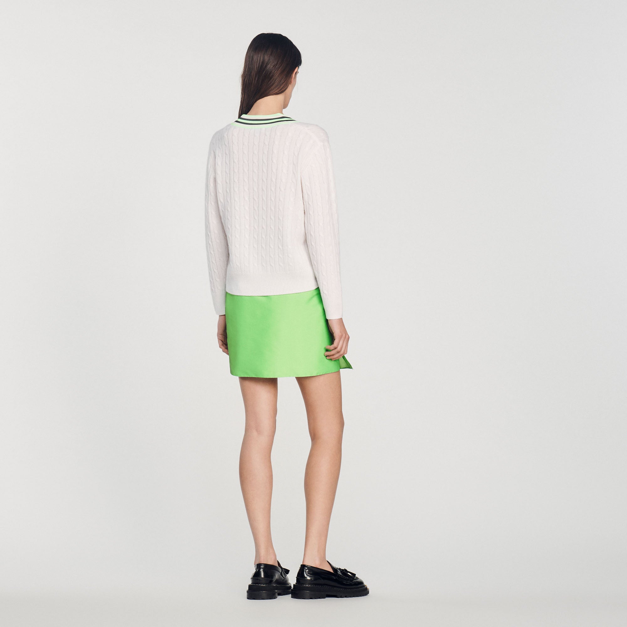 Pull à patch S Sandro seconde main