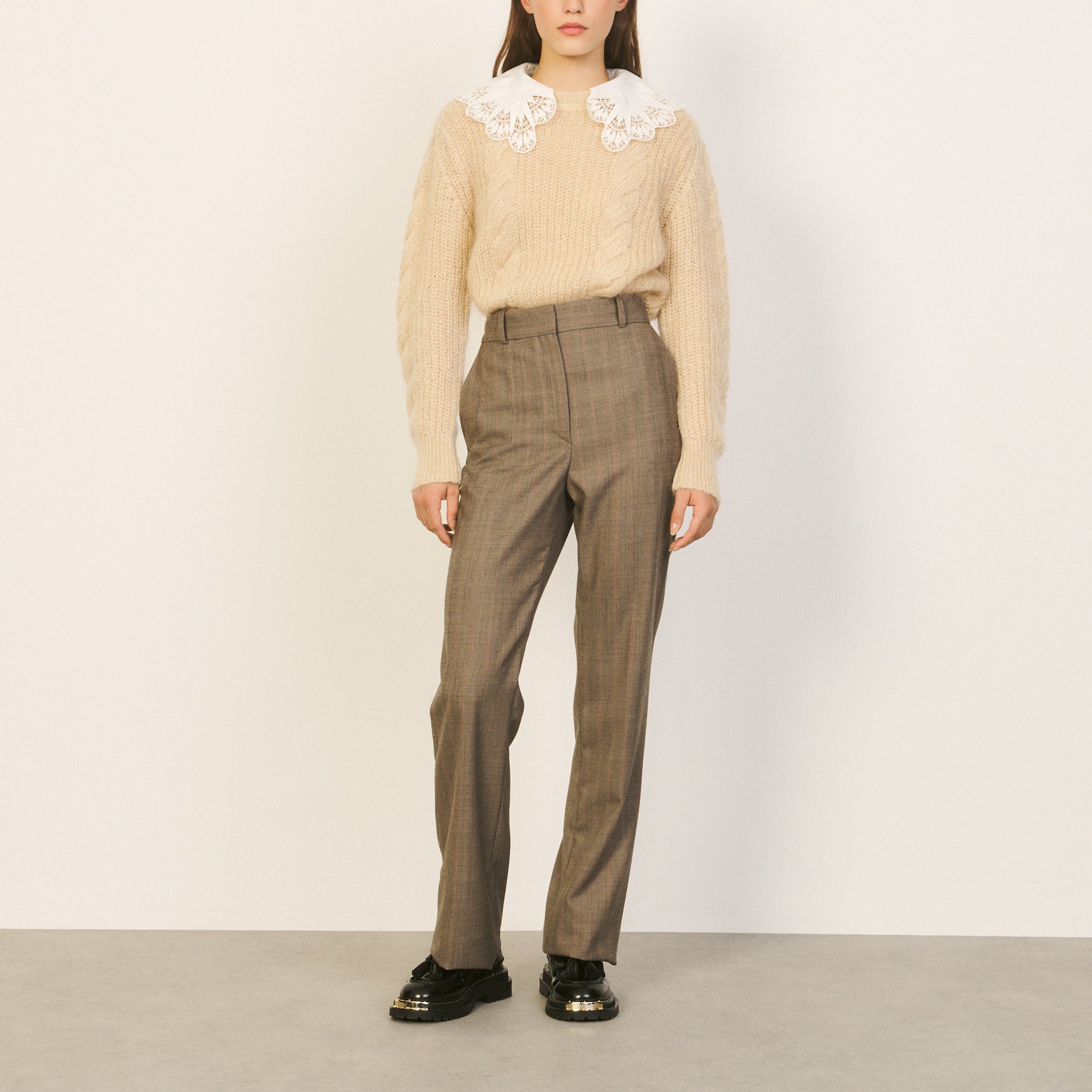 Pantalon Taupe Sandro seconde main