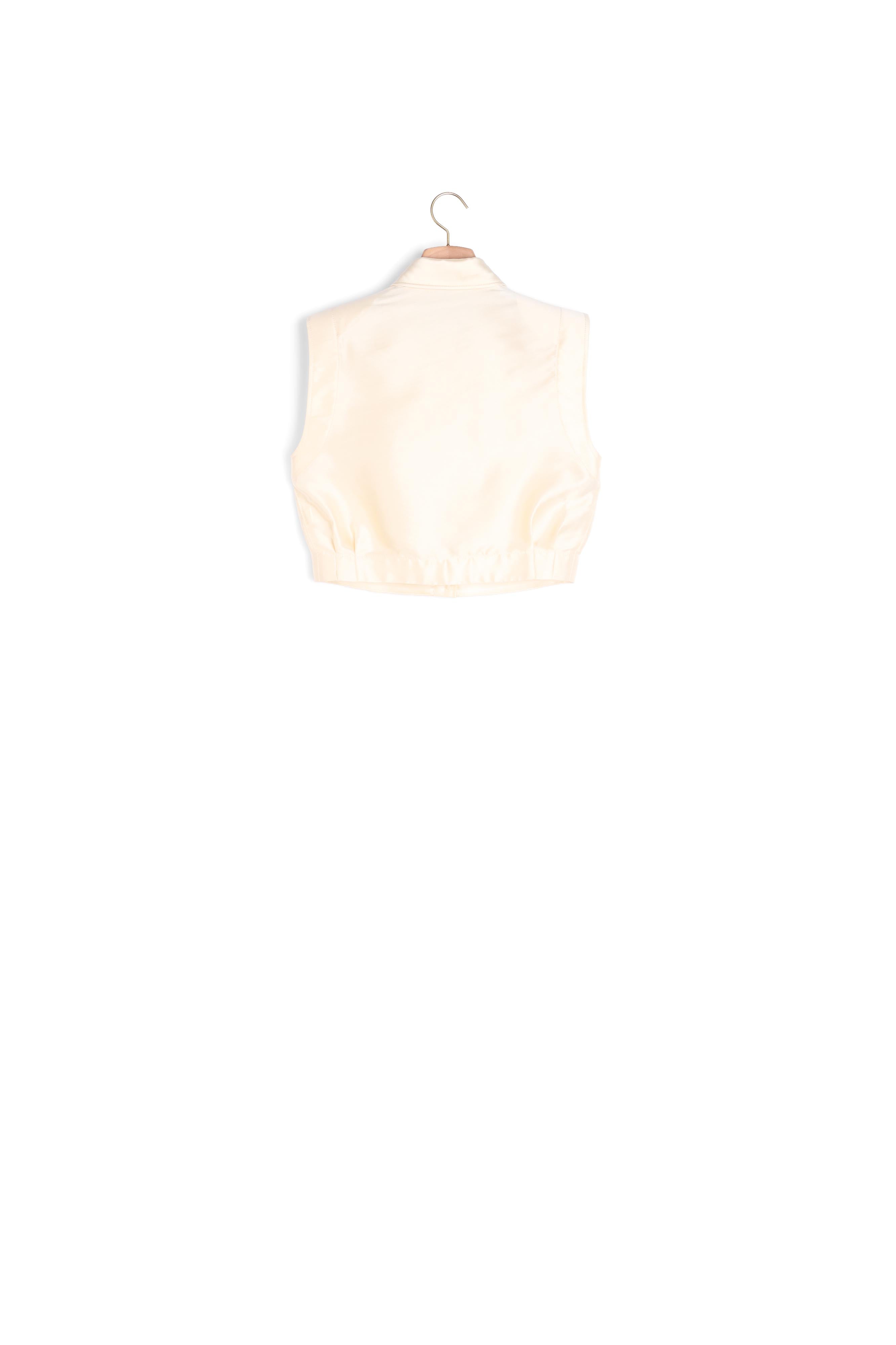 Chemise courte satinée Sandro seconde main