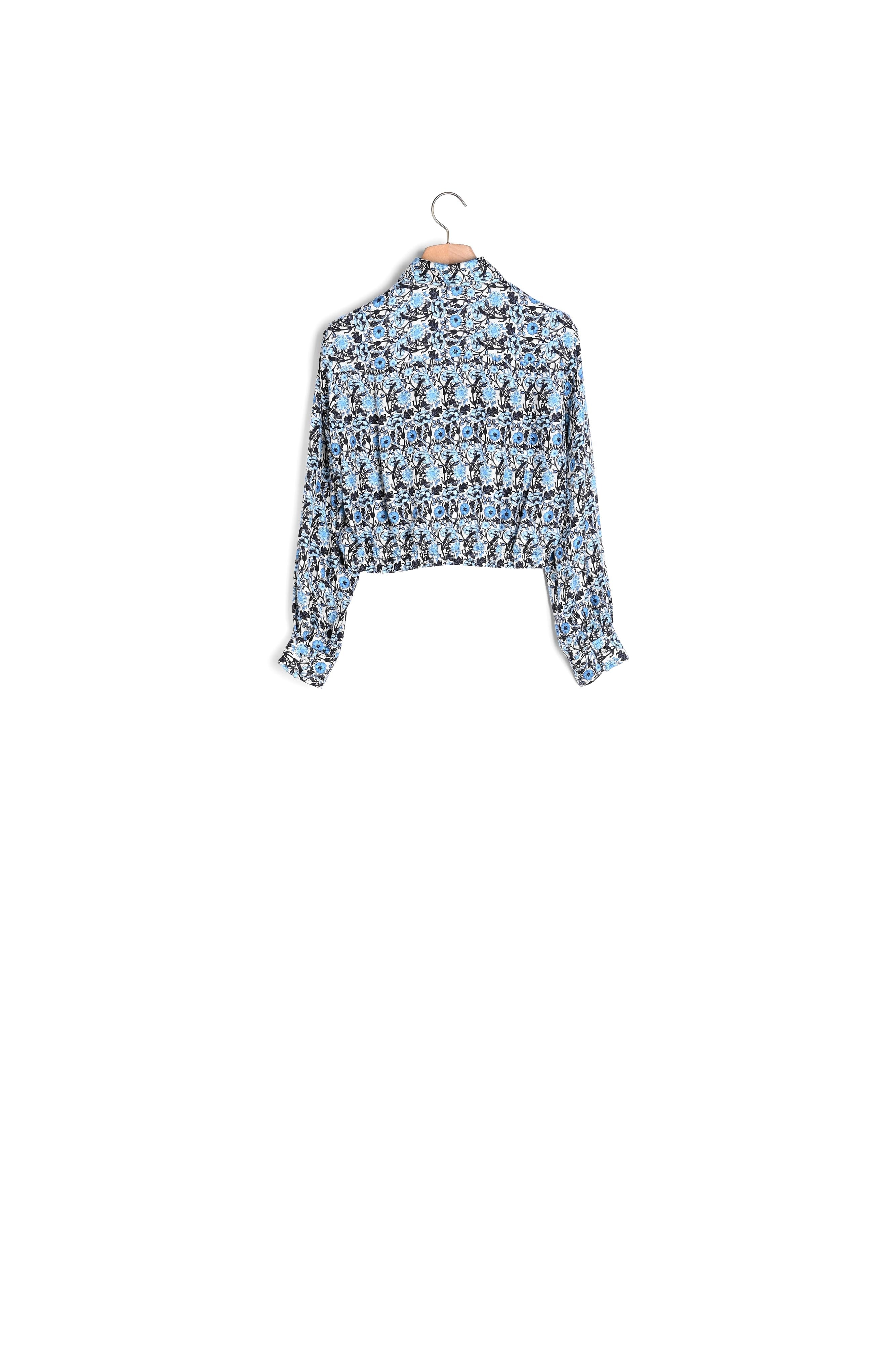 Chemise courte en soie Sandro seconde main