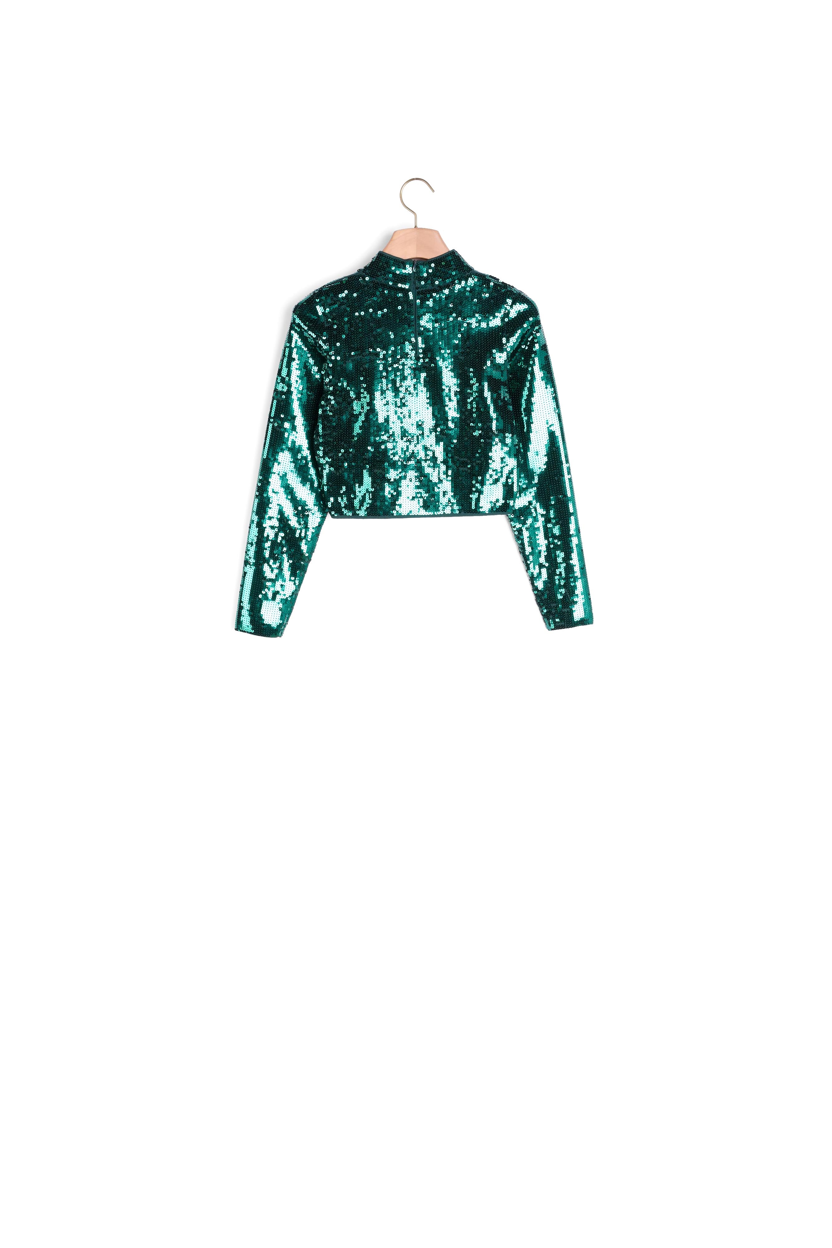 Pull court en Maille sequins Sandro seconde main