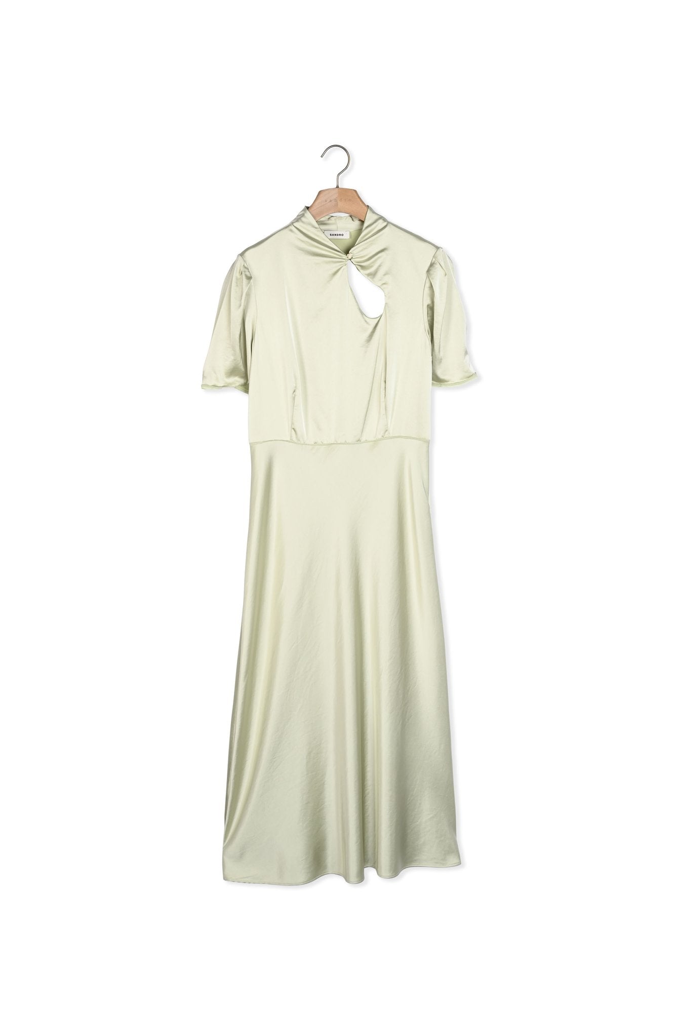 Robe longue satinée Sandro seconde main