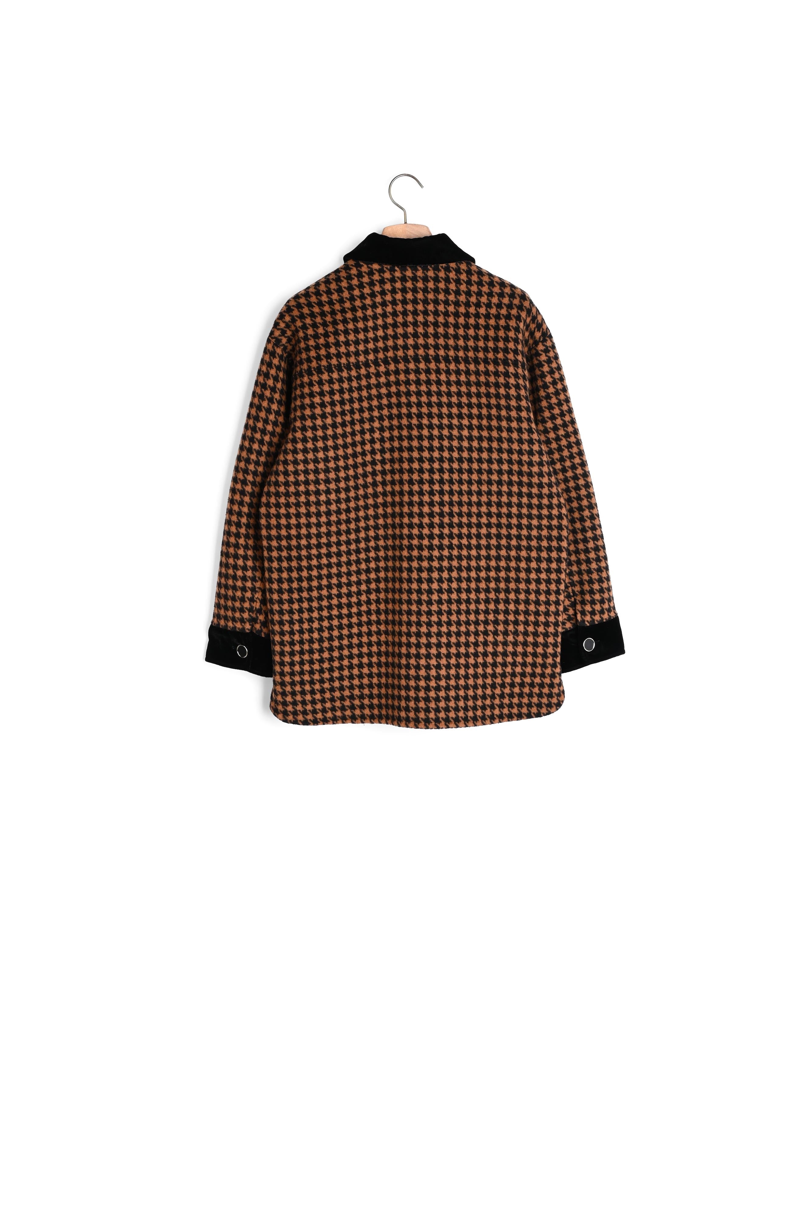 Veste en laine à carreaux Sandro seconde main
