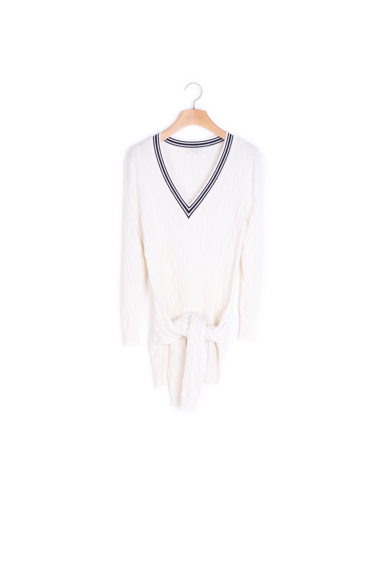 Pull en Maille torsadé Sandro seconde main