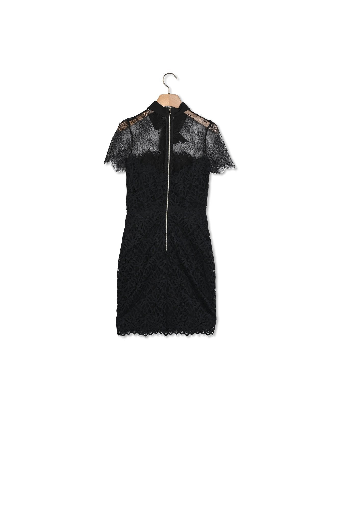 Robe dentelle bicolore Sandro seconde main