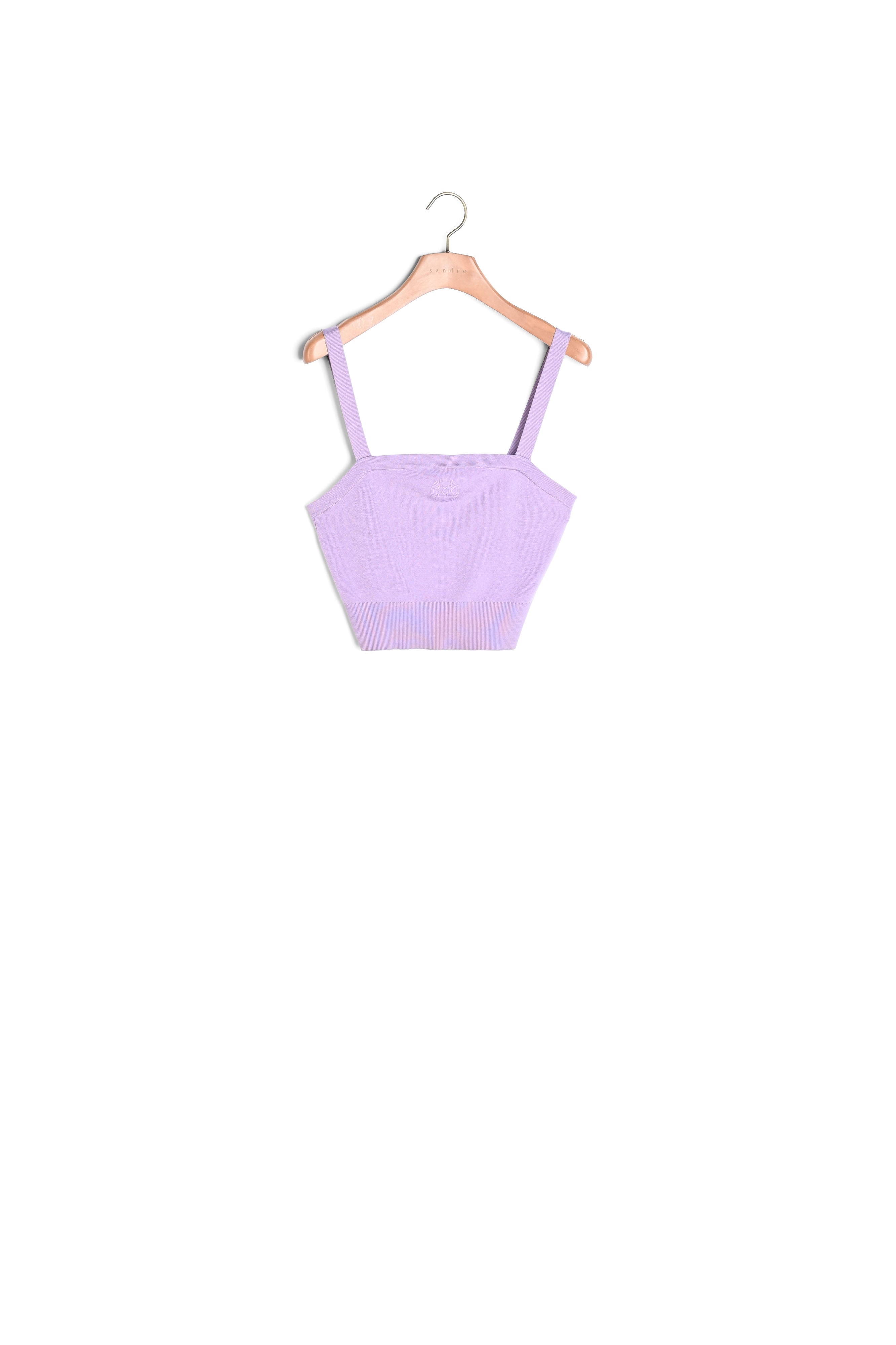 Brassière en Maille brodée Sandro seconde main