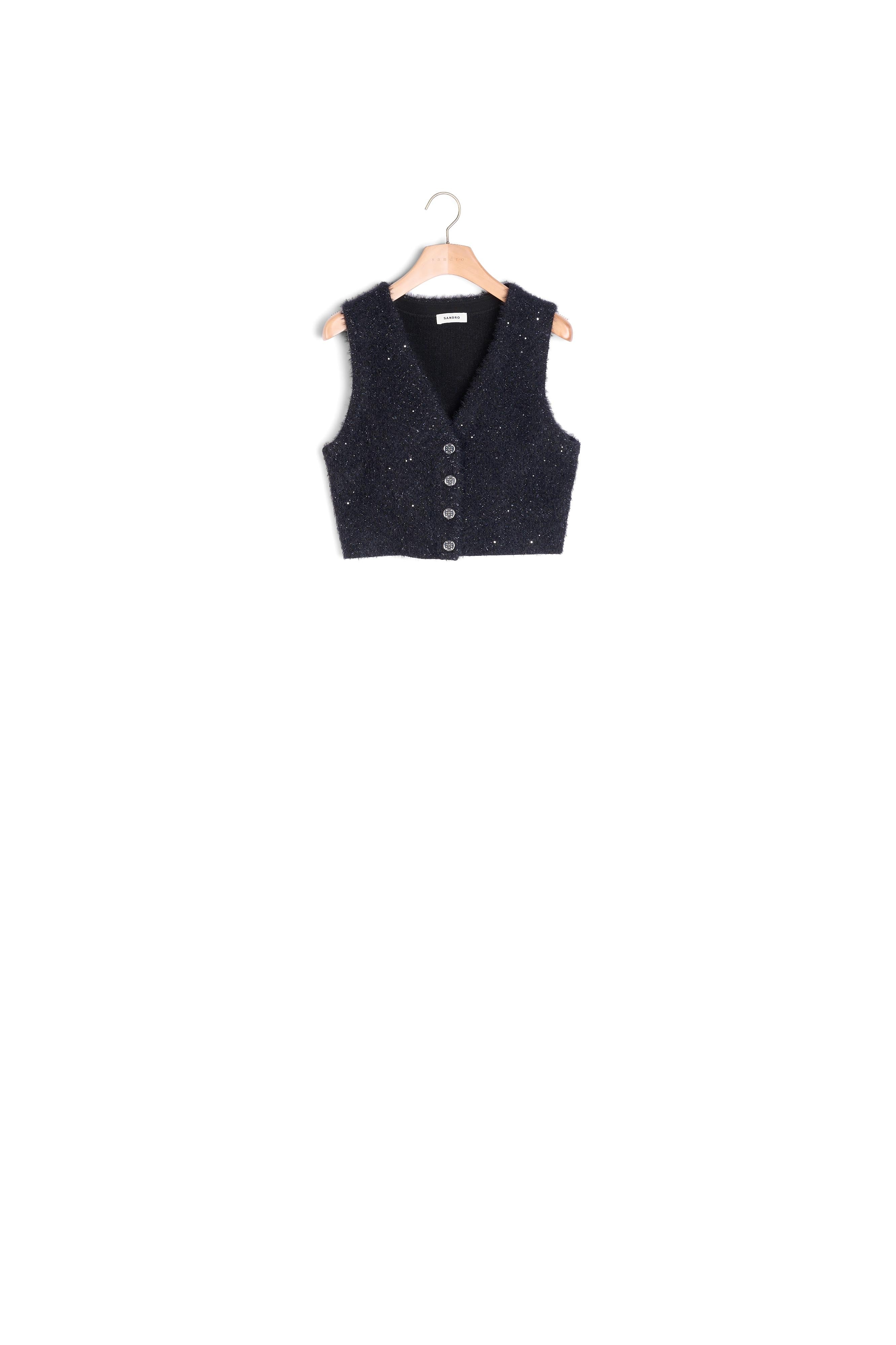 Brassière en tweed Sandro seconde main