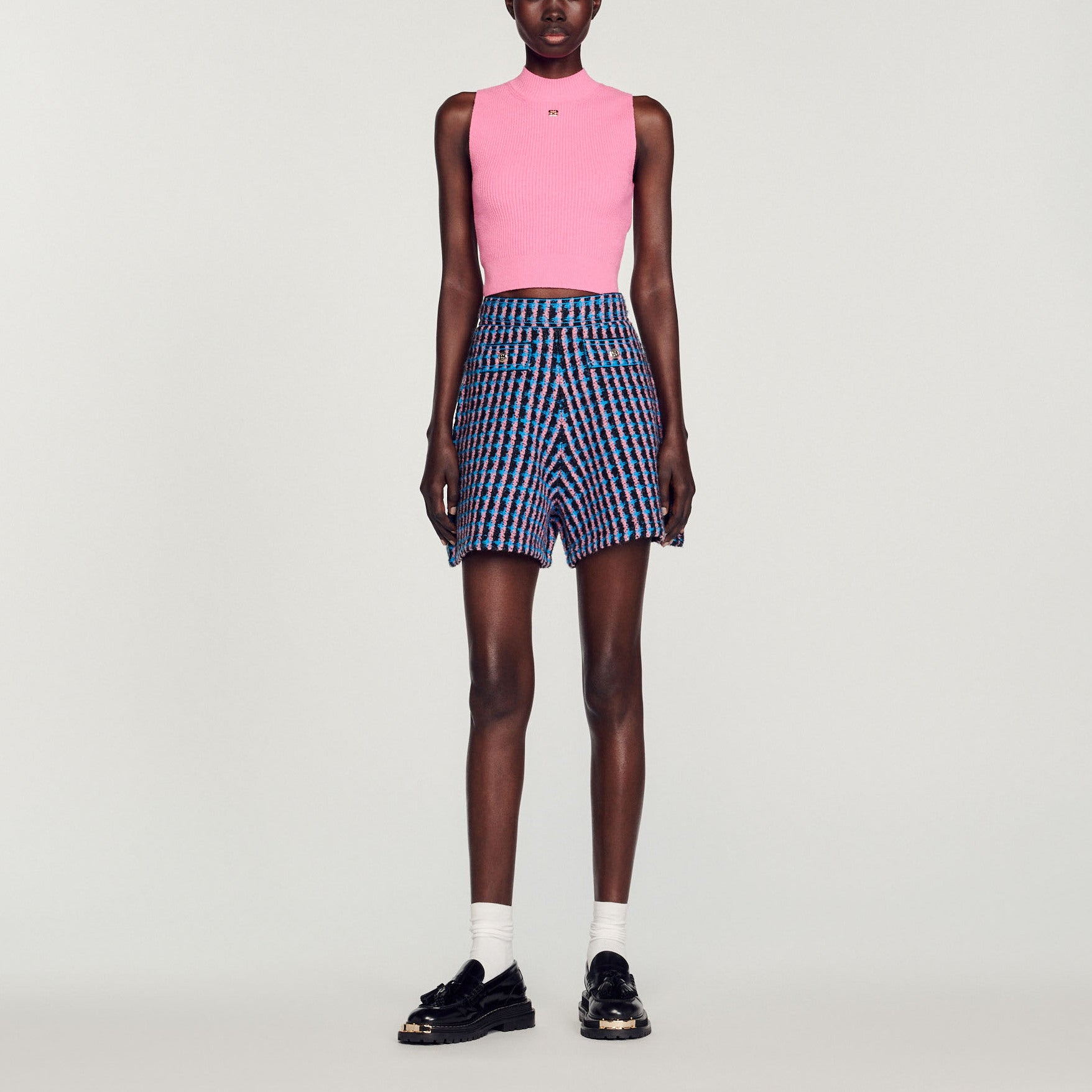 Short en tweed Sandro seconde main