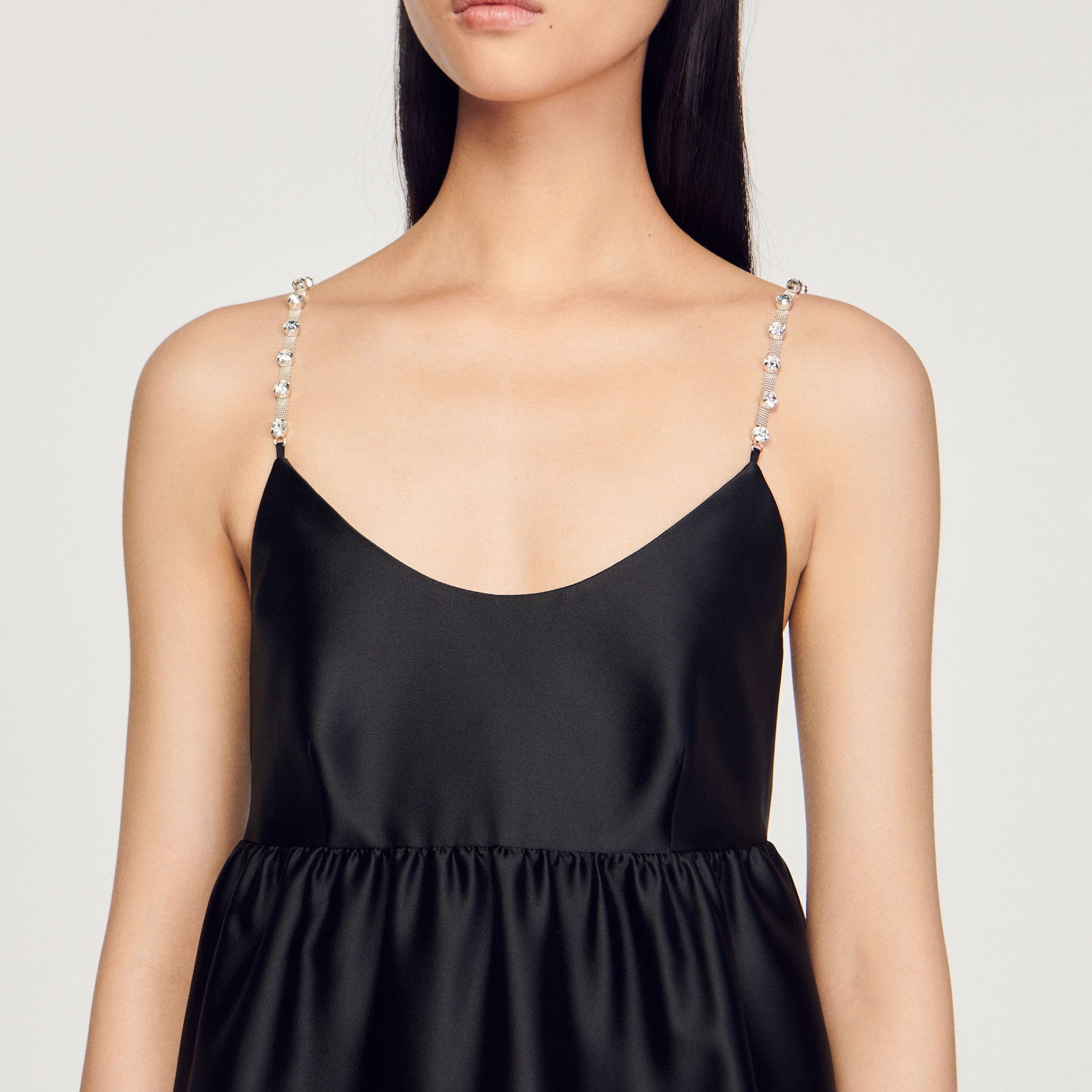 Robe courte babydoll Sandro seconde main