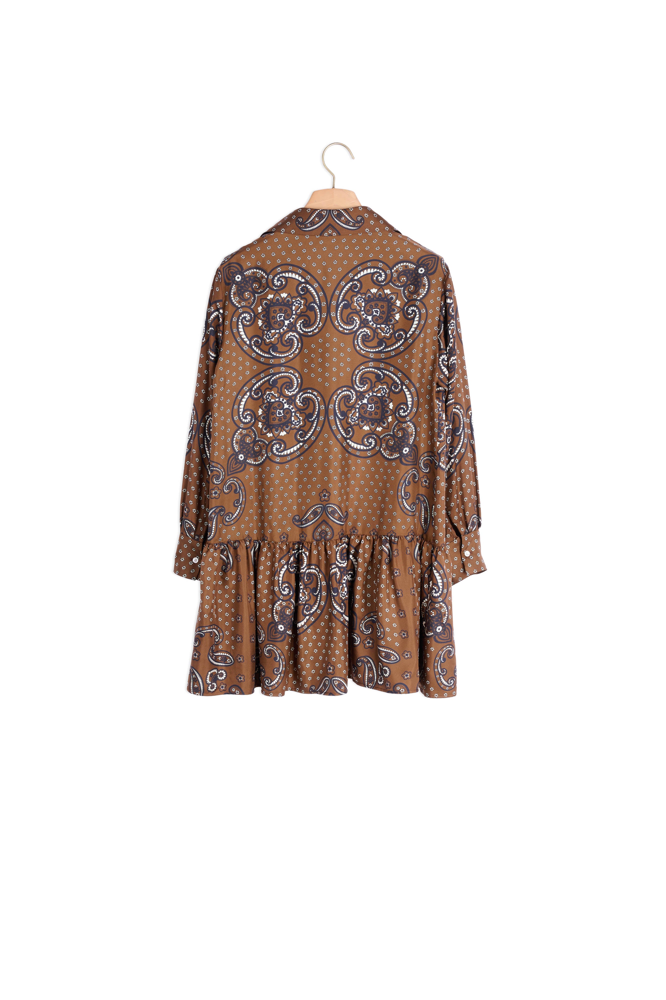 Robe Marron Foncé Sandro seconde main