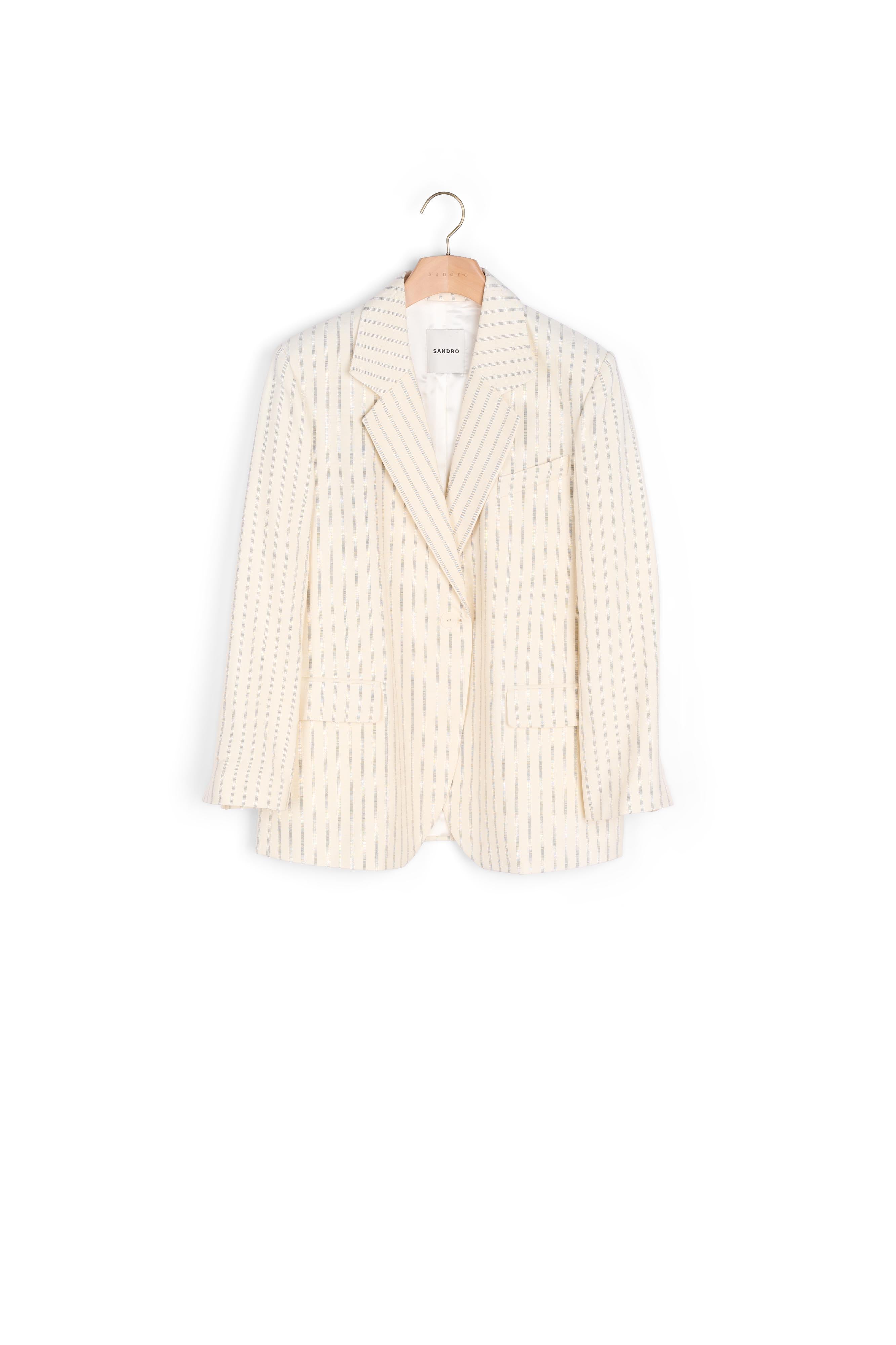 Veste de tailleur rayée Sandro seconde main