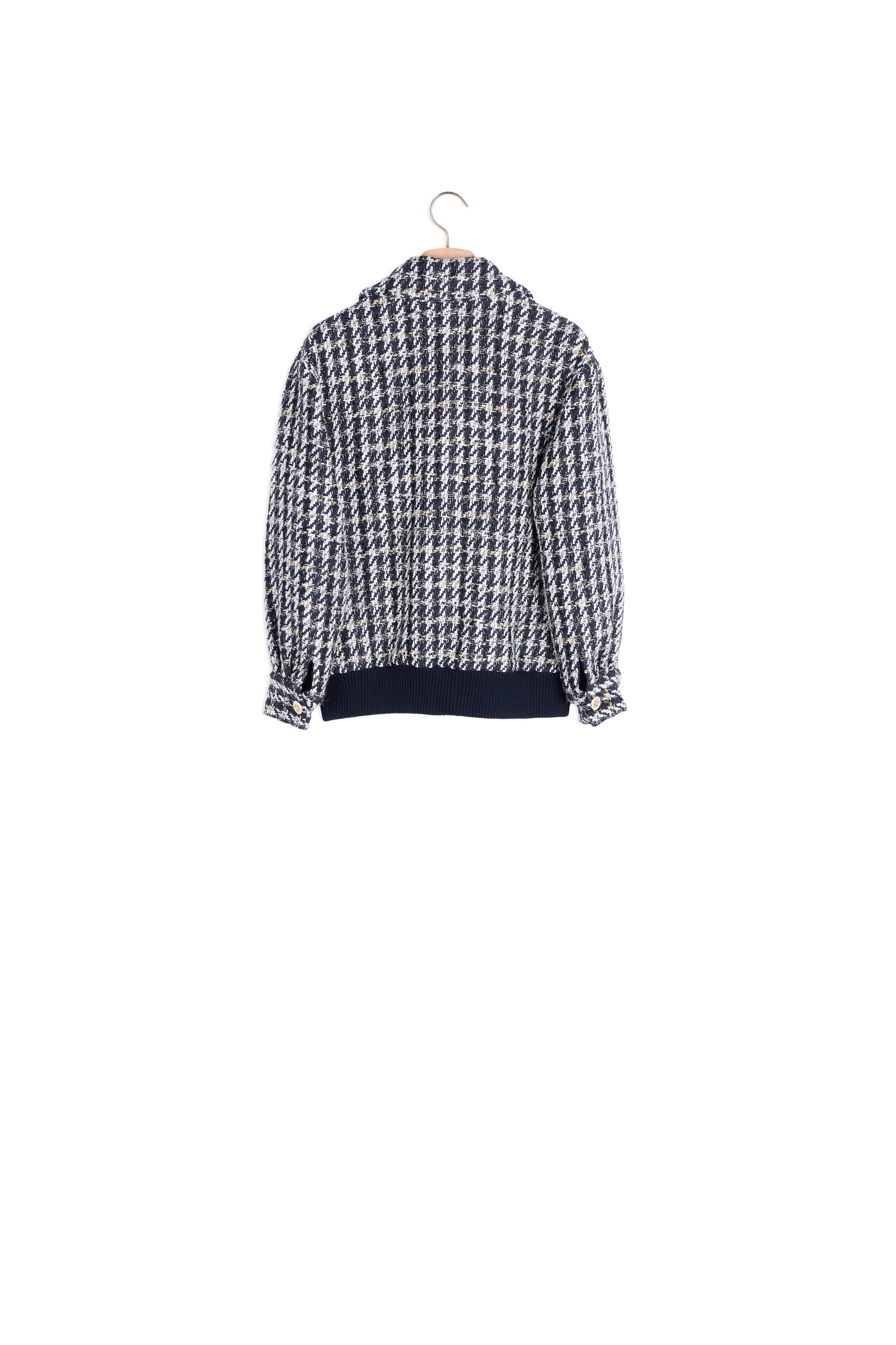 Veste Marine / Blanc Sandro seconde main