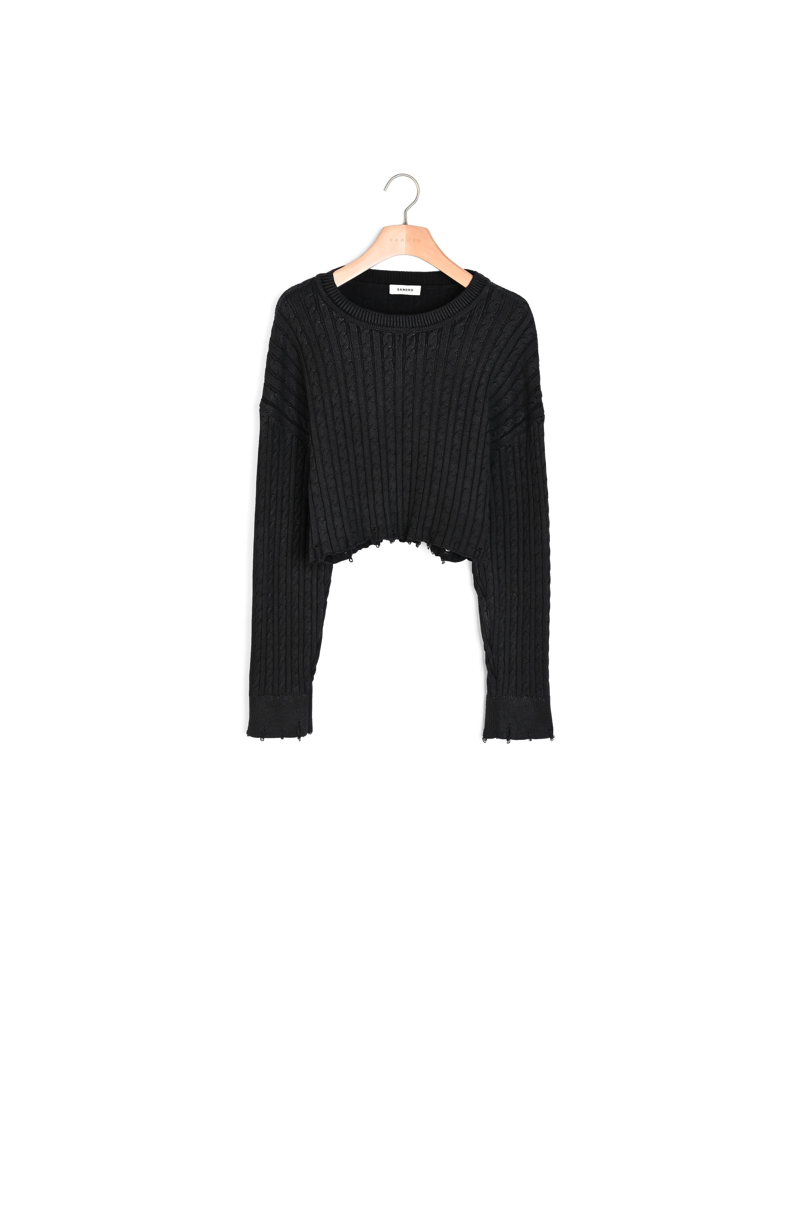 Pull court en Maille Sandro seconde main