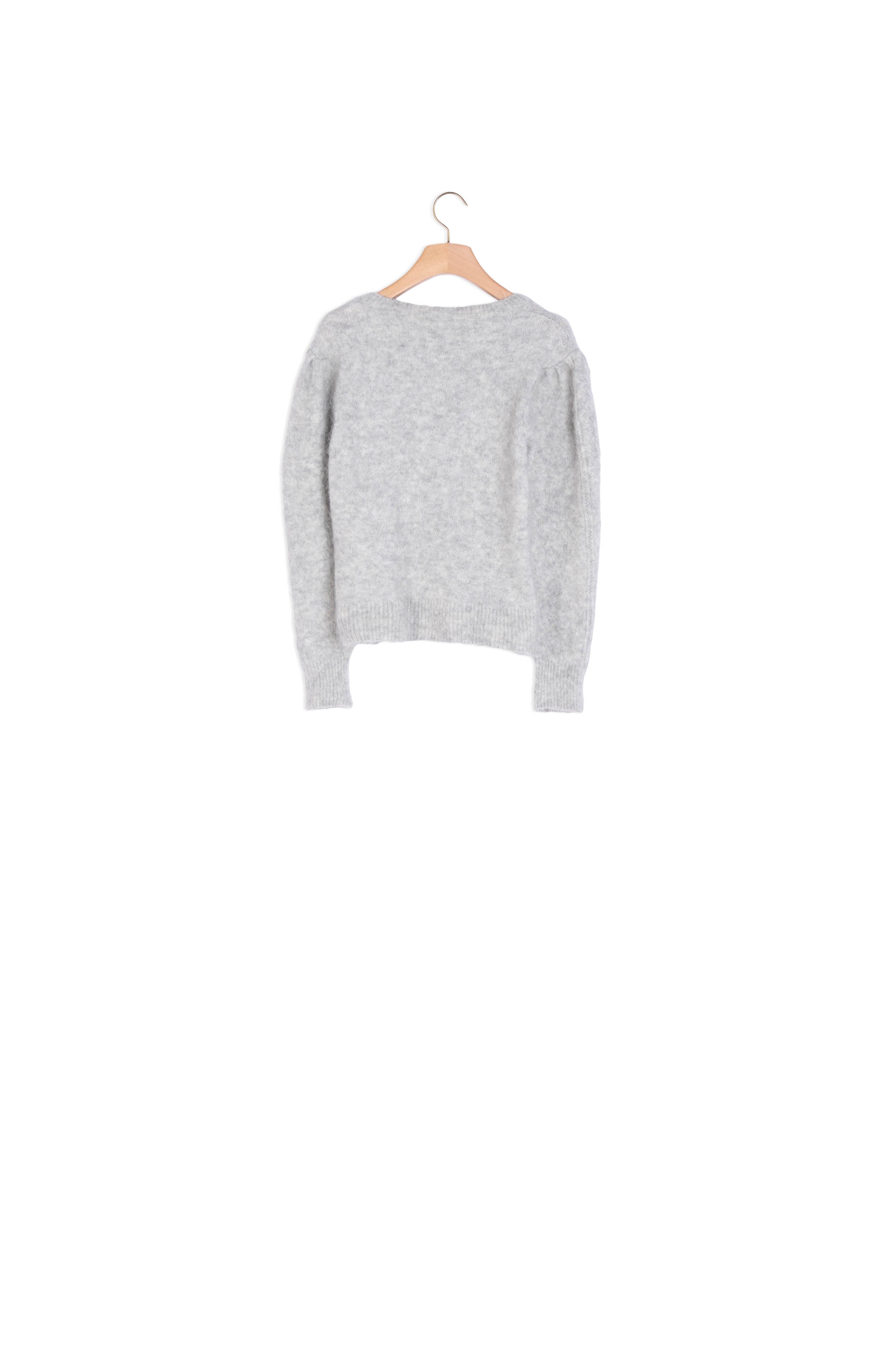 CARDIGAN Gris Chiné Sandro seconde main