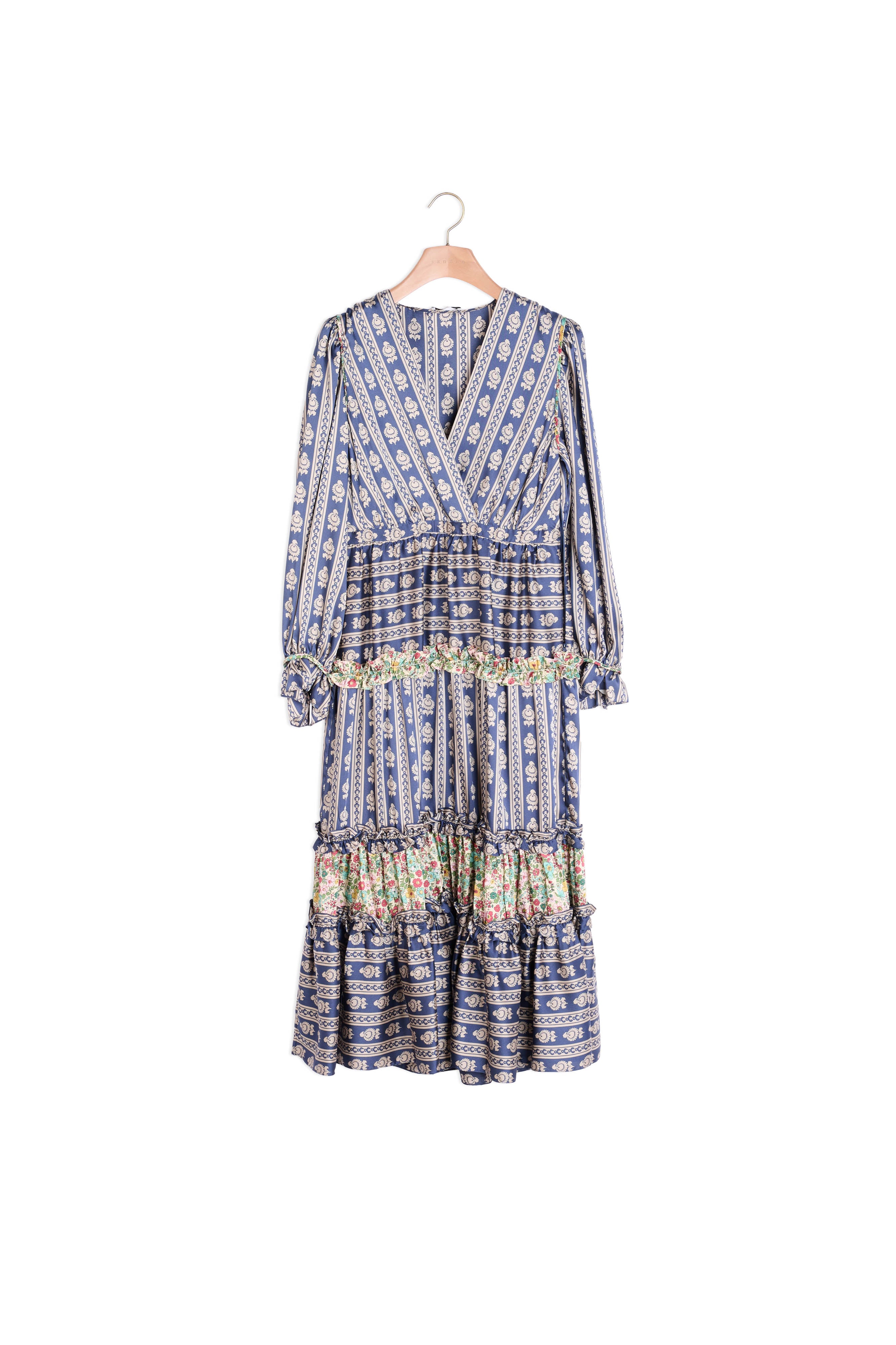 Robe longues en mix imprimés Sandro seconde main