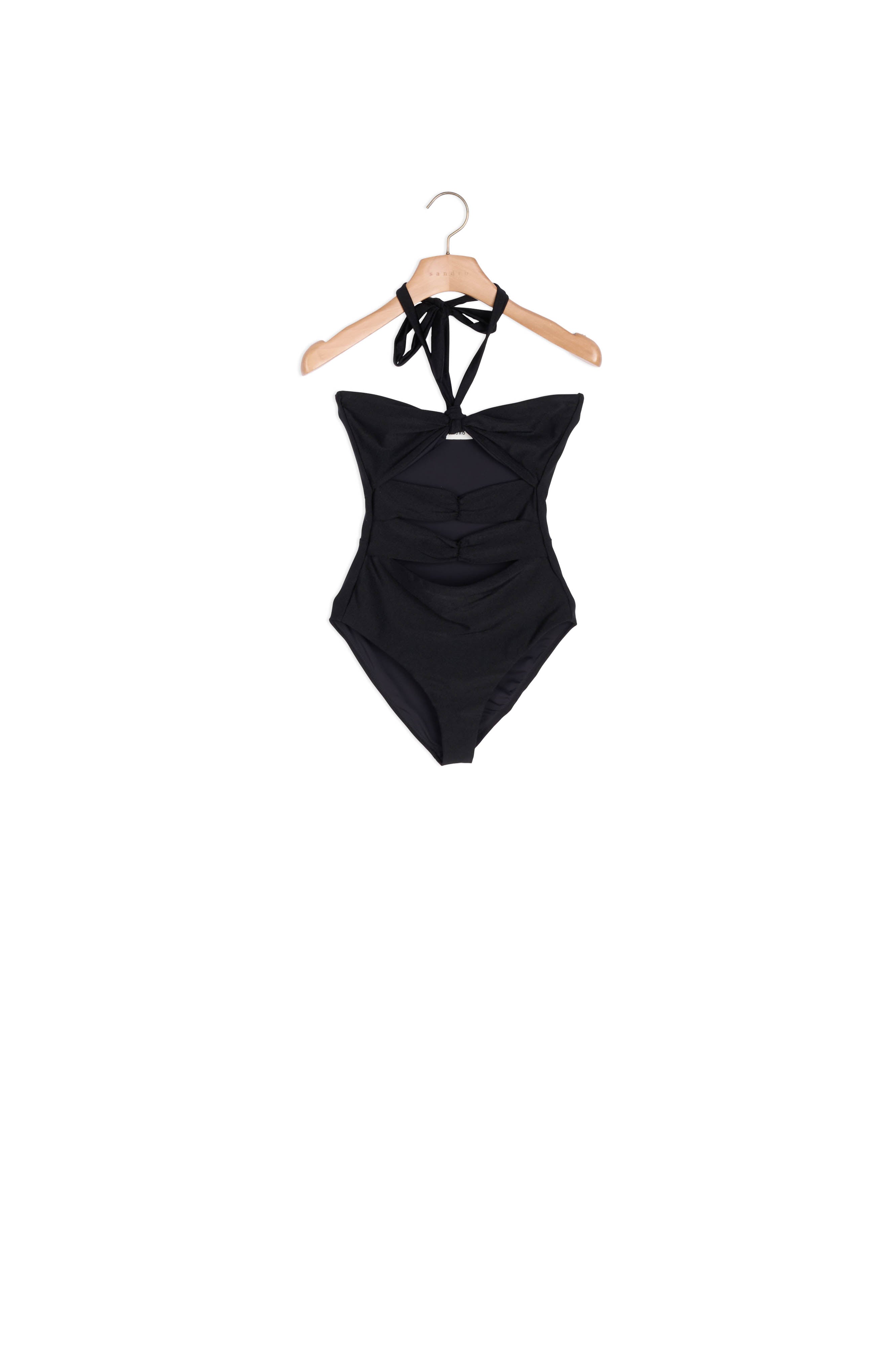Maillot de bain 1 pièce noué ajouré Sandro seconde main