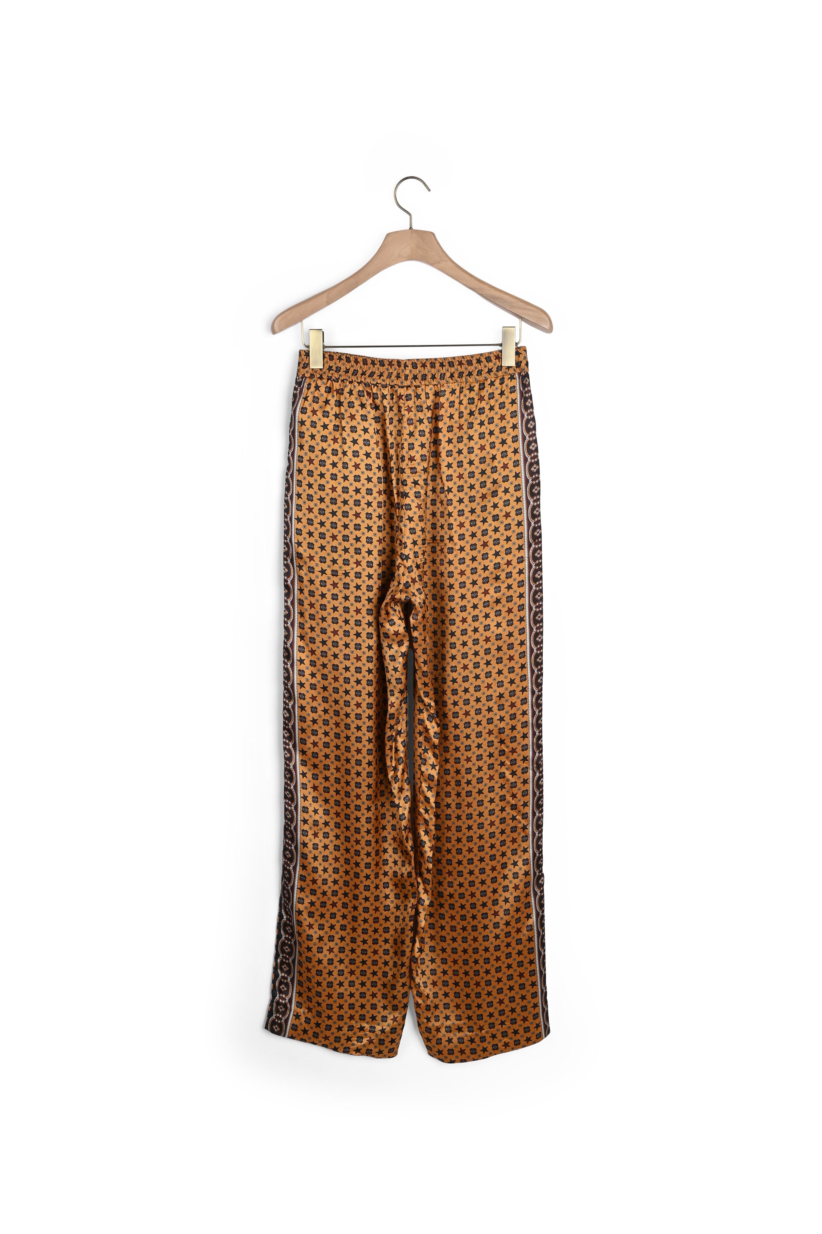 Pantalon satiné imprimé Sandro seconde main