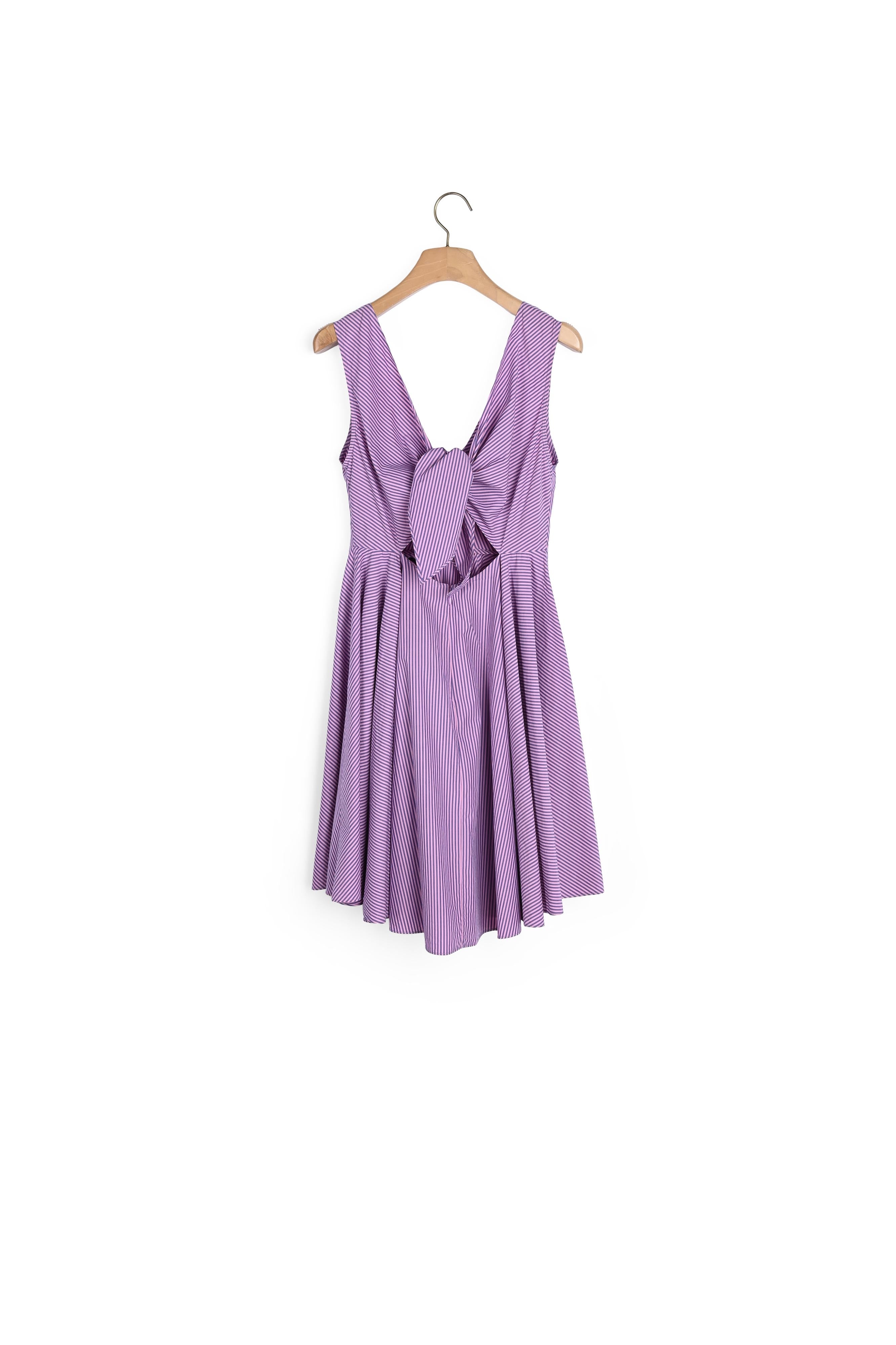 Robe évasée nouée dans le dos Sandro seconde main