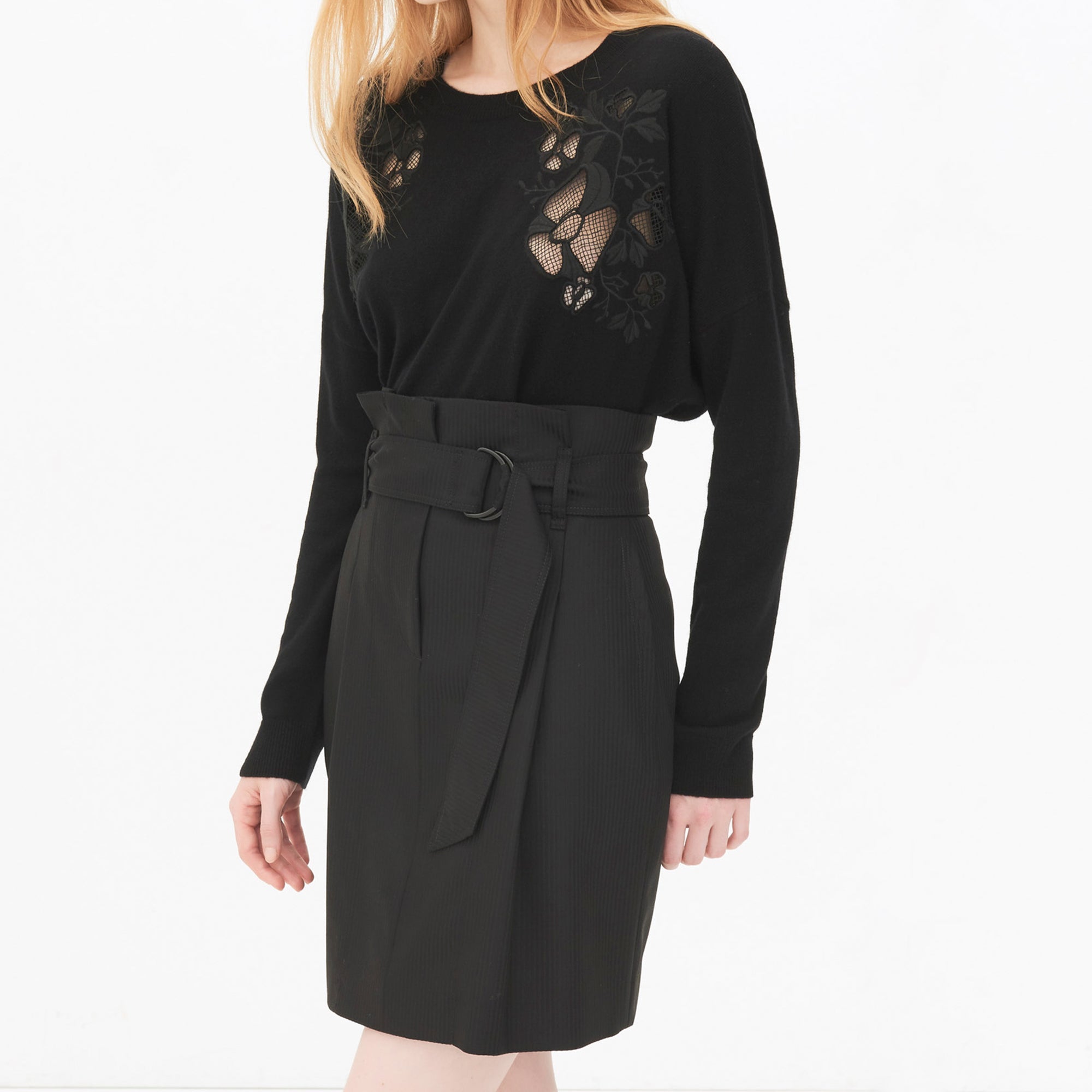 Jupe Noir Sandro seconde main