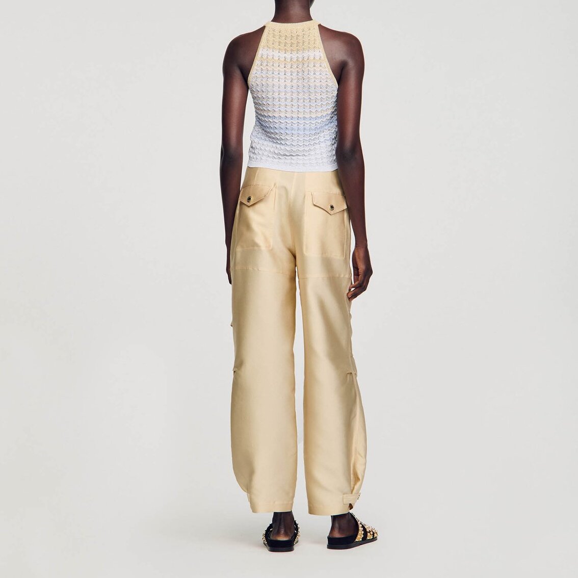 Débardeur court en Maille Sandro seconde main