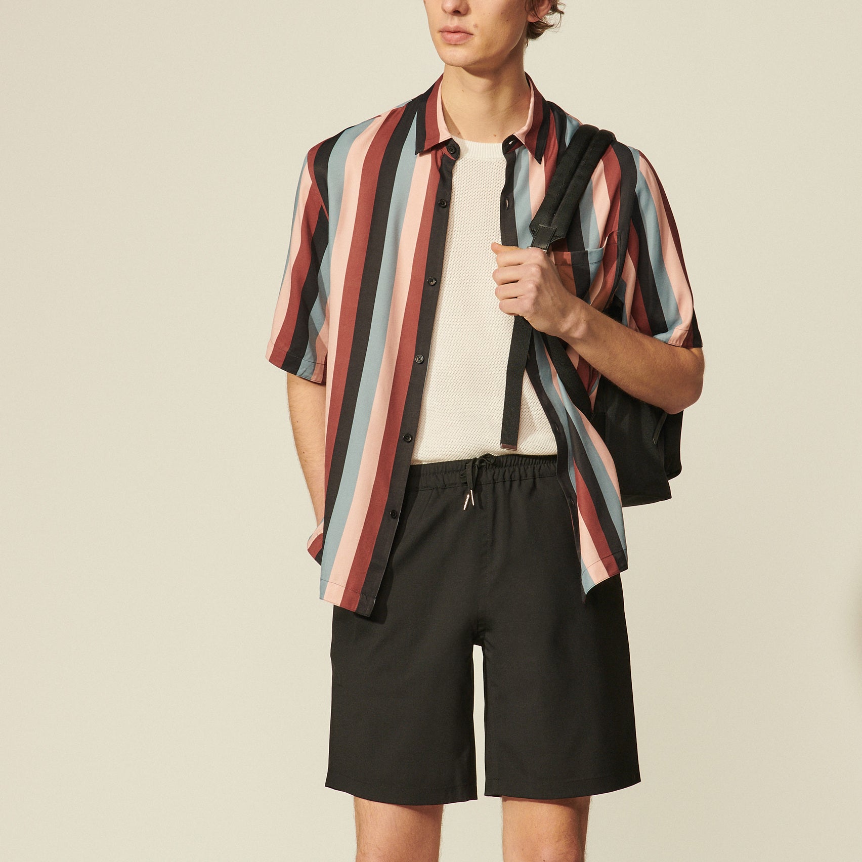 Chemise fluide à rayures imprimées Sandro seconde main