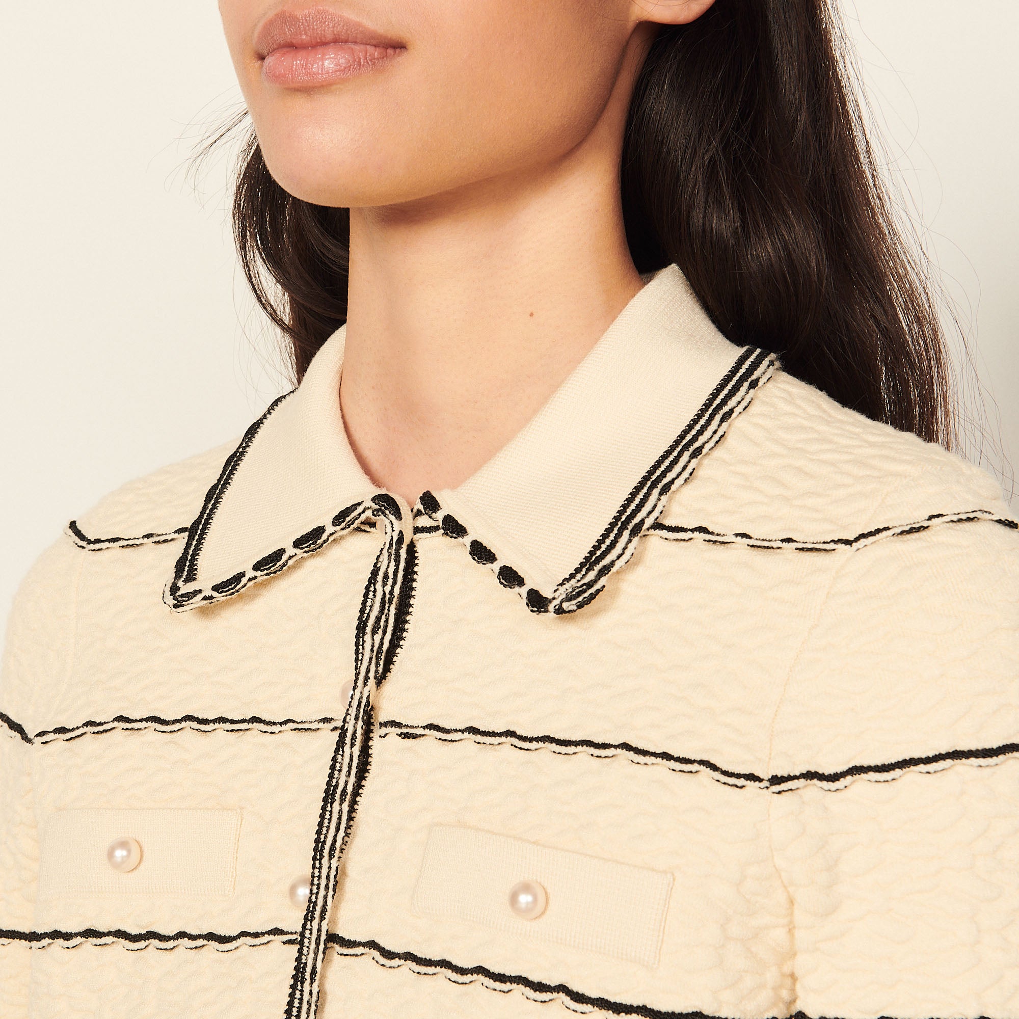 Cardicoat court façon petite Veste Sandro seconde main