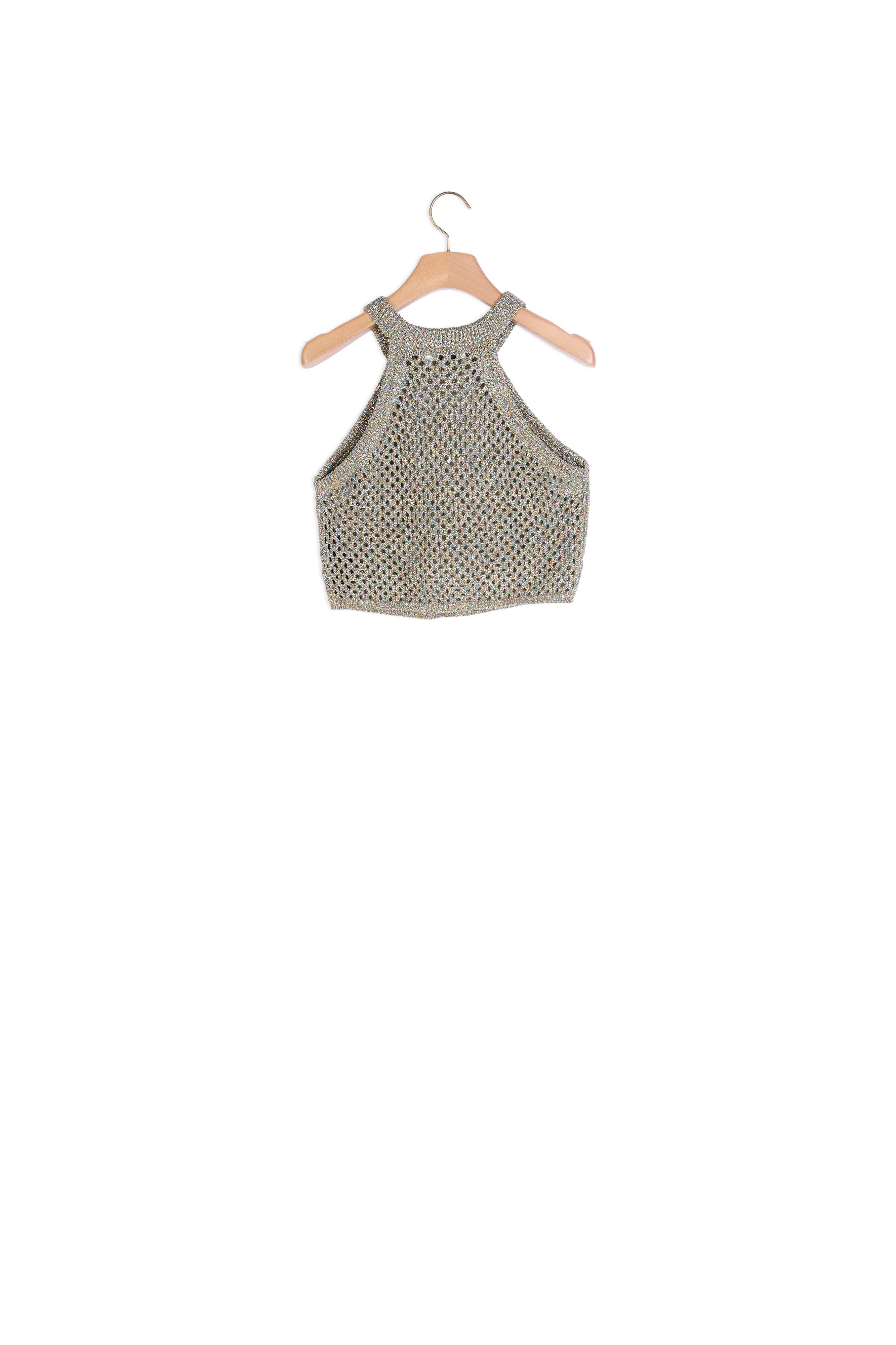 Top court en crochet Sandro seconde main