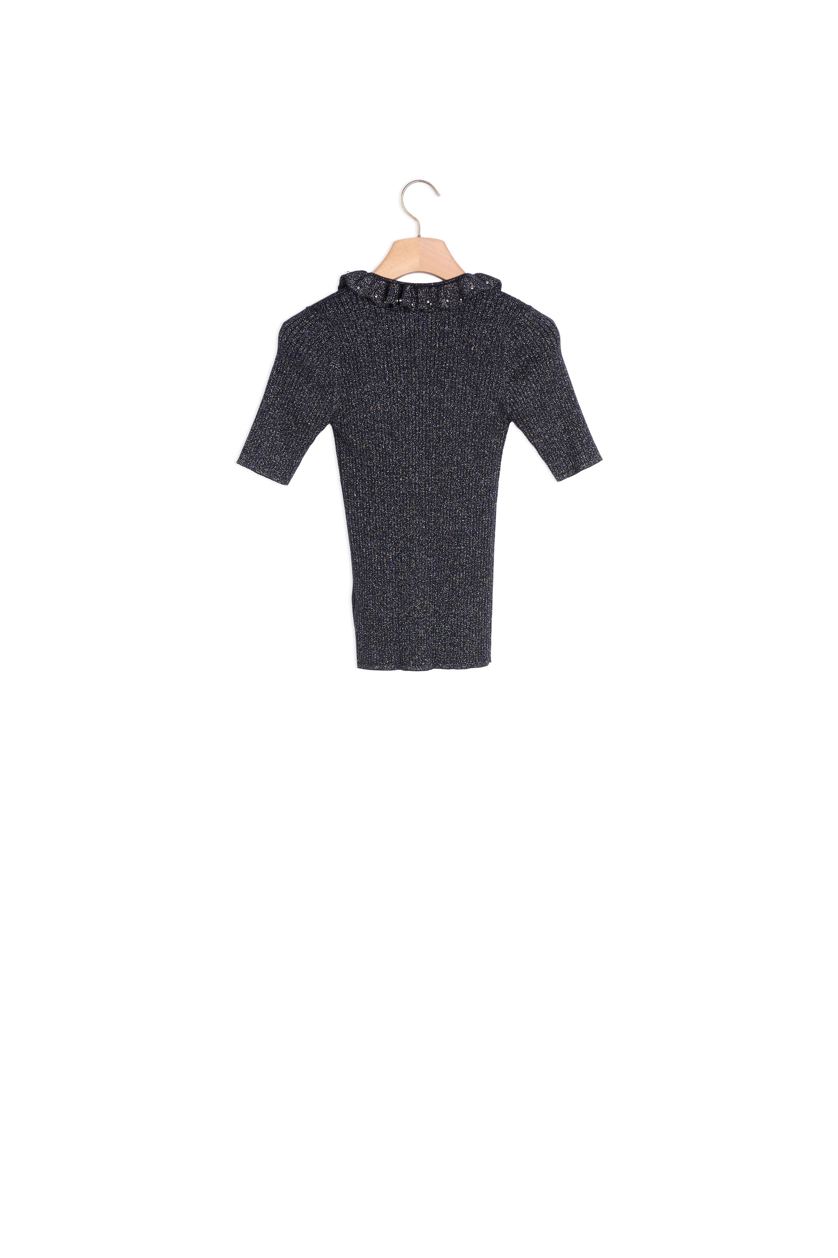 Pull à manches courtes en Maille lurex Sandro seconde main