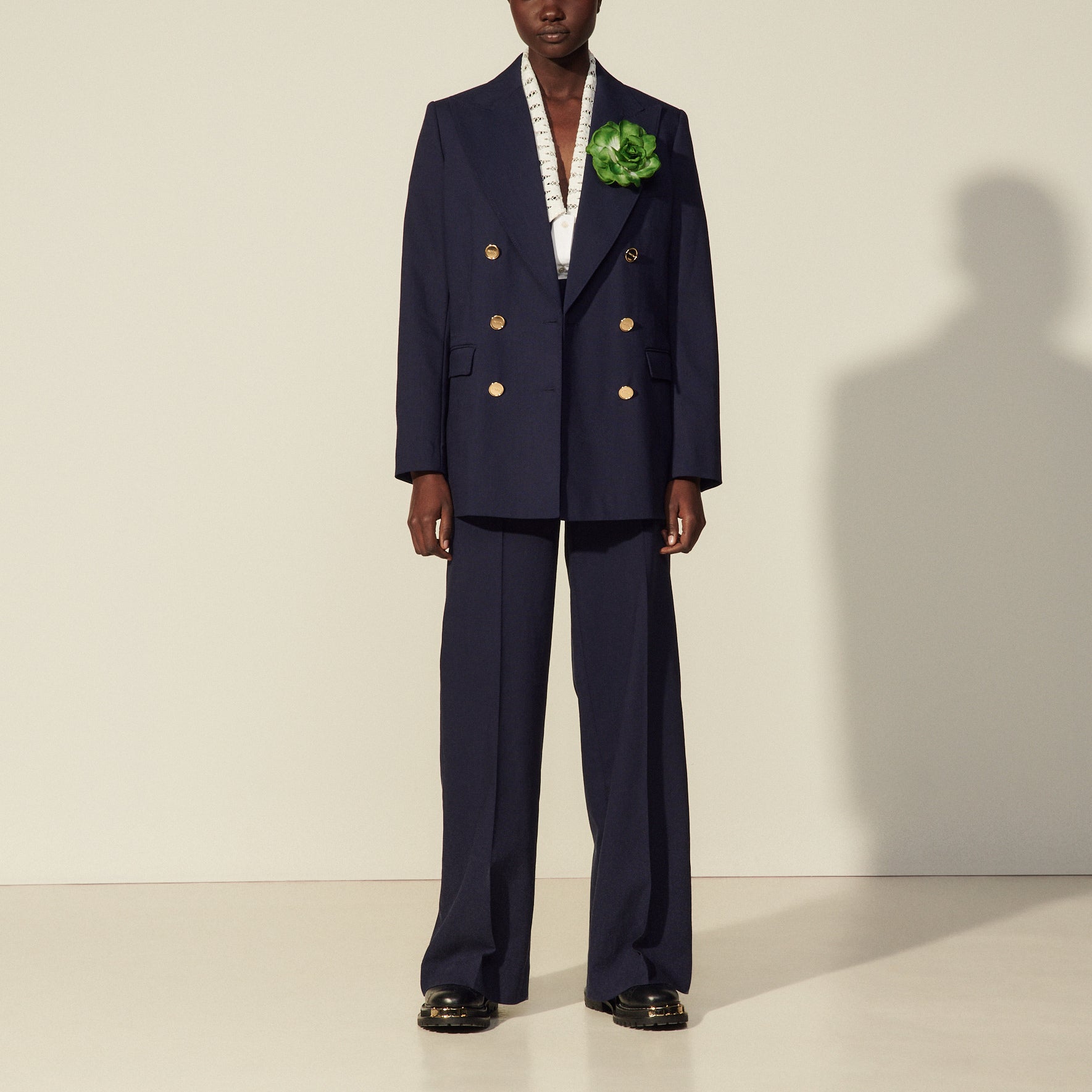 Veste de tailleur en viscose Sandro seconde main