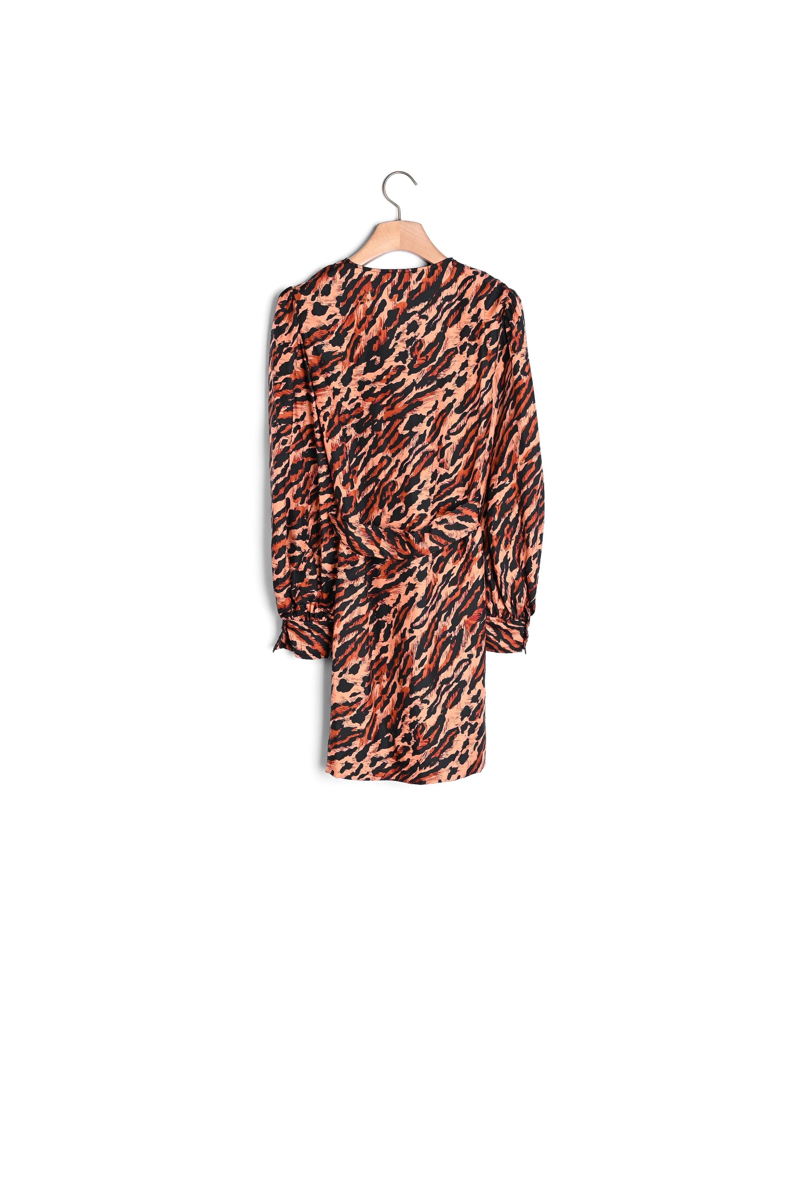 Robe courte imprimée en soie Sandro seconde main