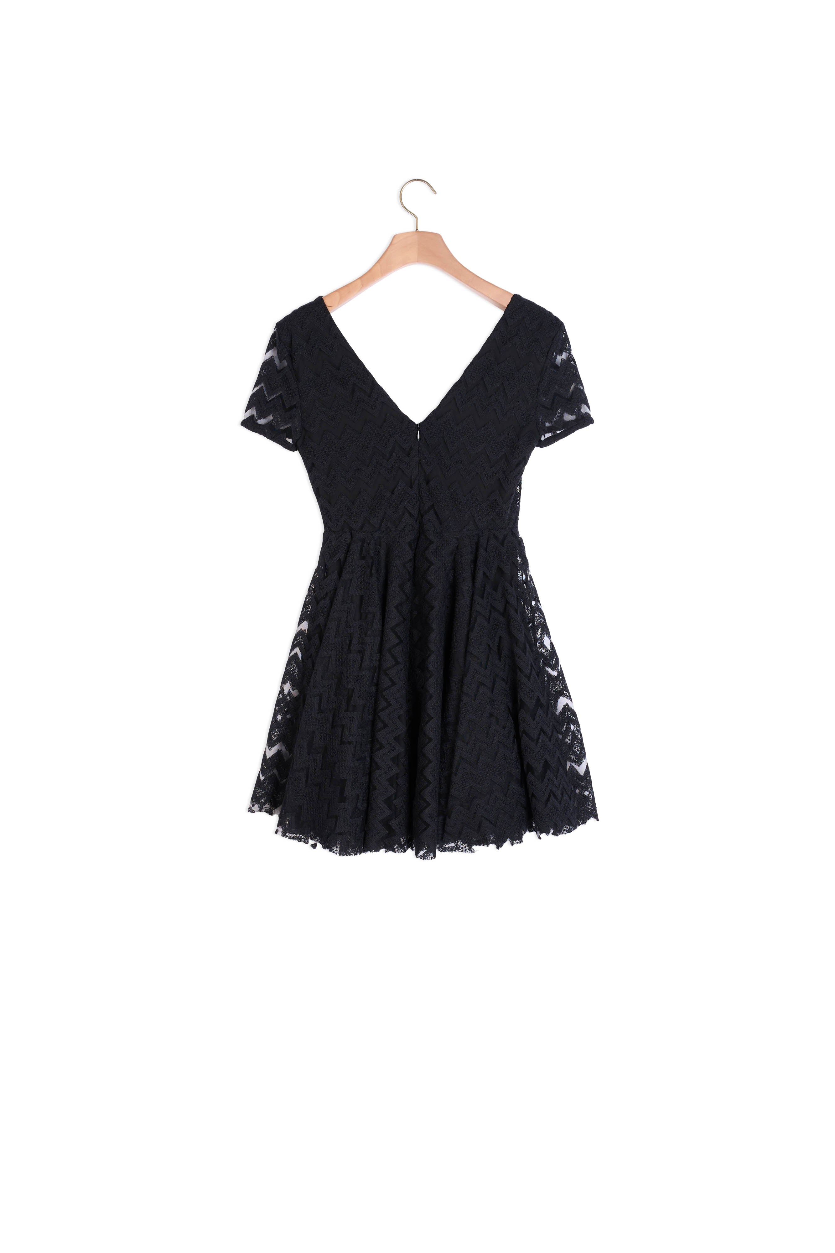 Robe brodée avec décolleté plongeant Sandro seconde main