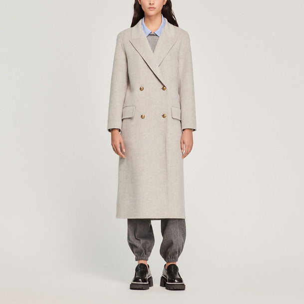 Manteau long droit Sandro seconde main