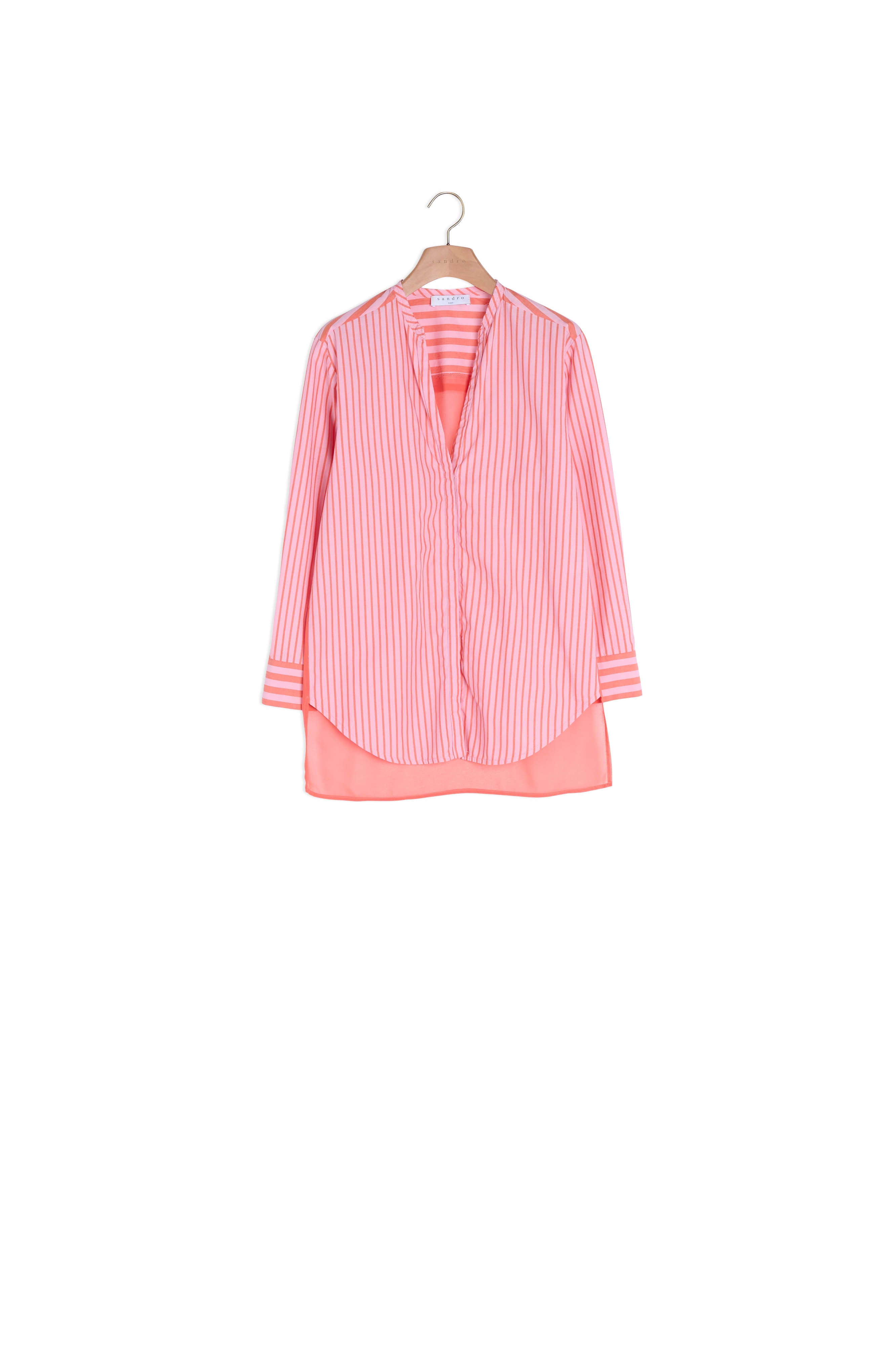 Chemise en coton rayé Sandro seconde main