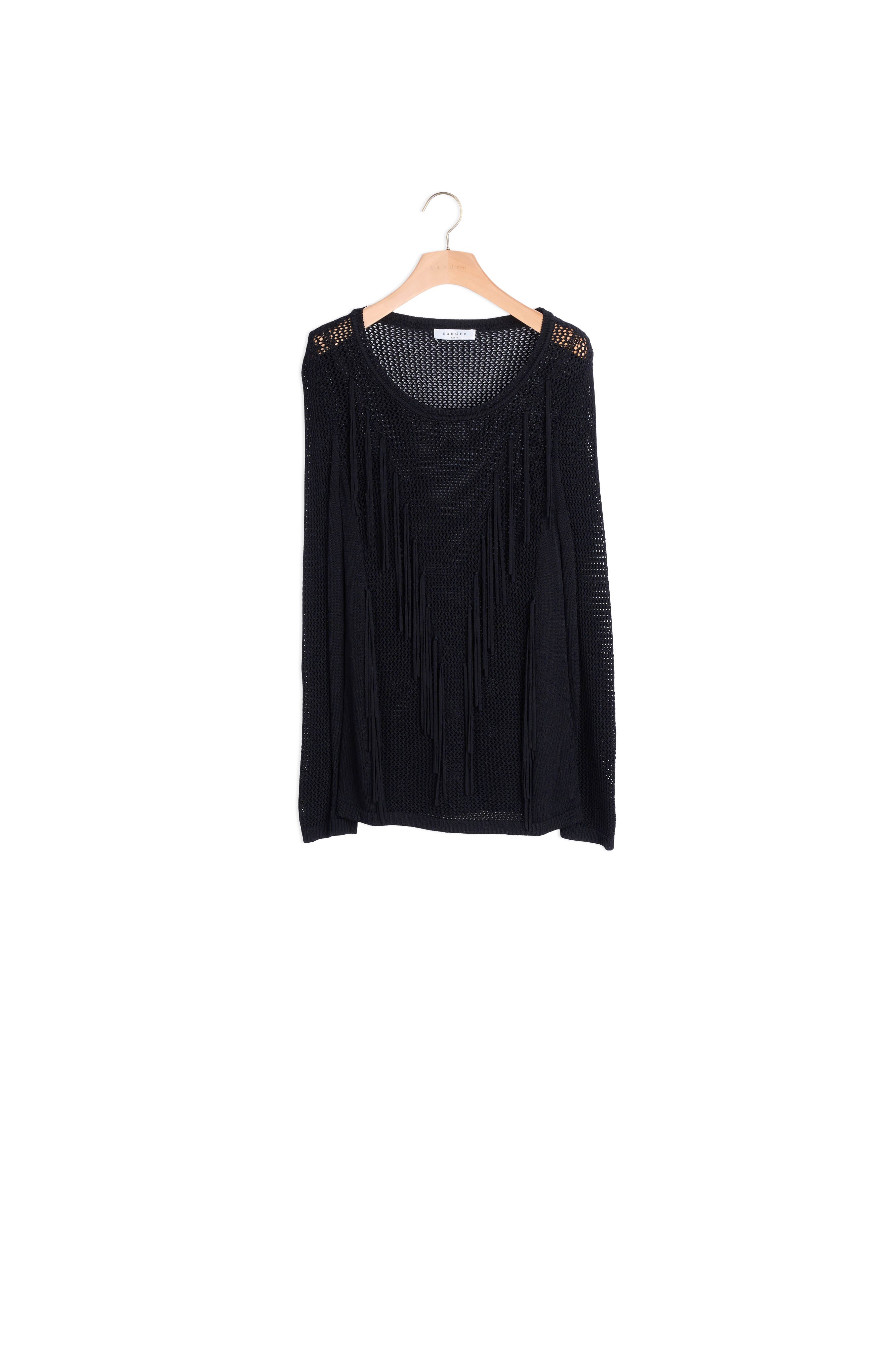 Pull Noir Sandro seconde main