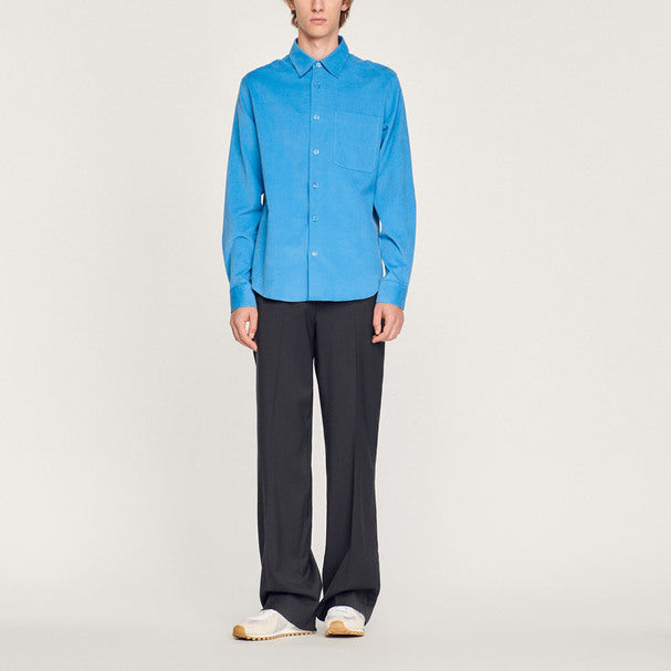 Chemise en velours côtelé Sandro seconde main