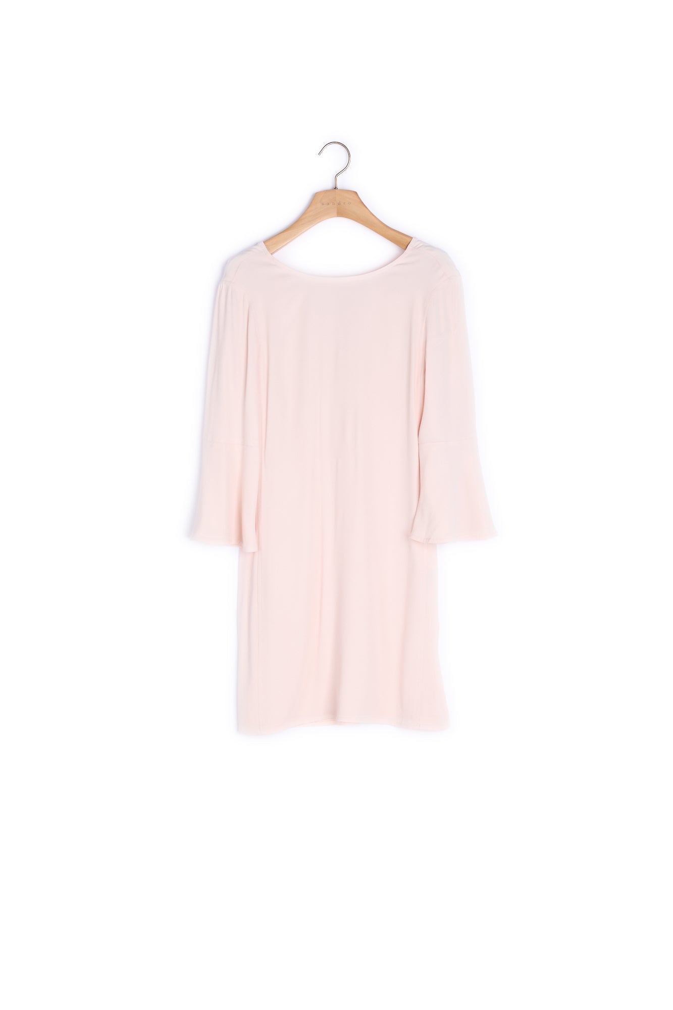 Robe fluide à manches volantées Sandro seconde main