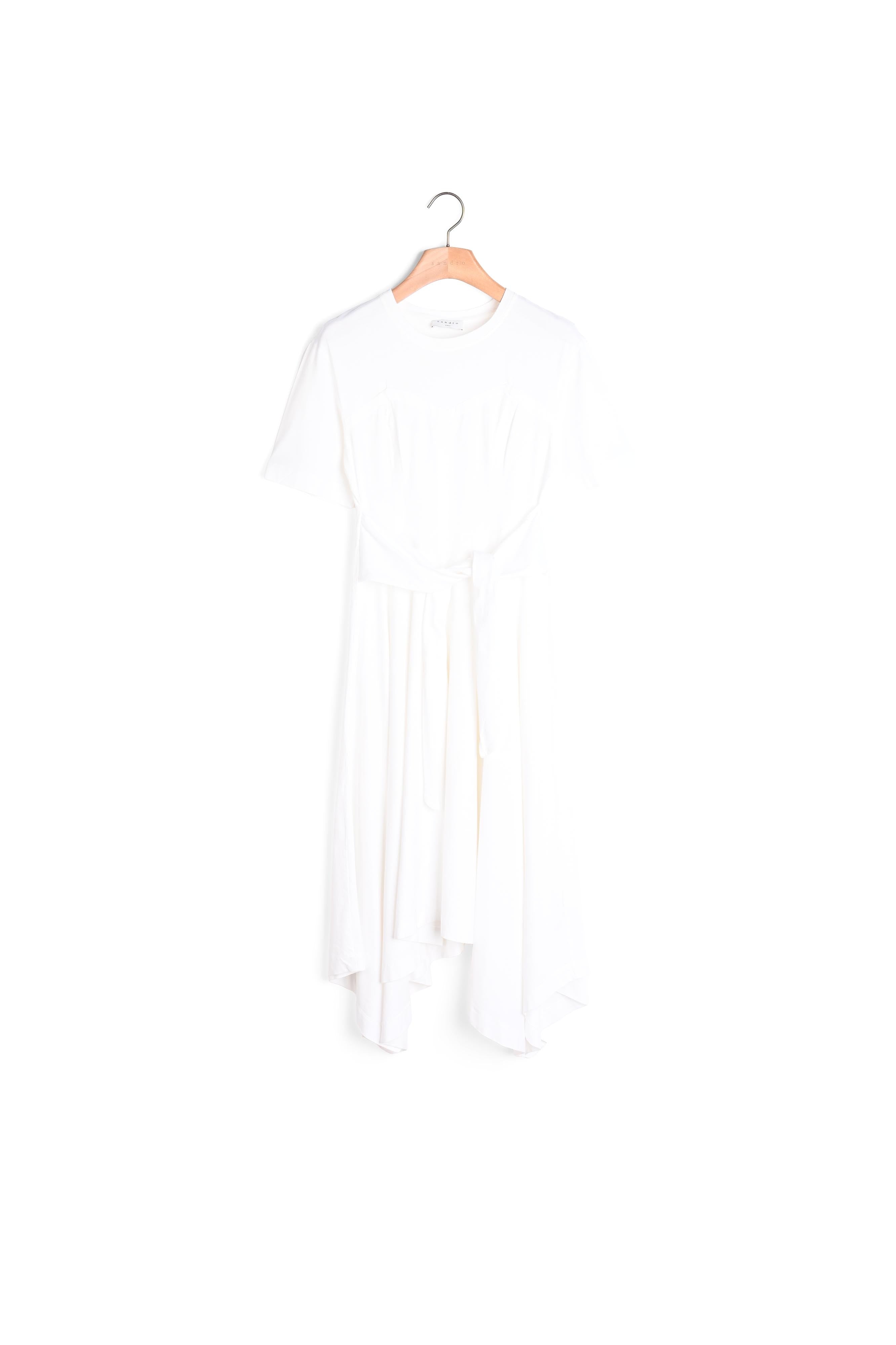 Robe longue asymétrique en jersey Sandro seconde main