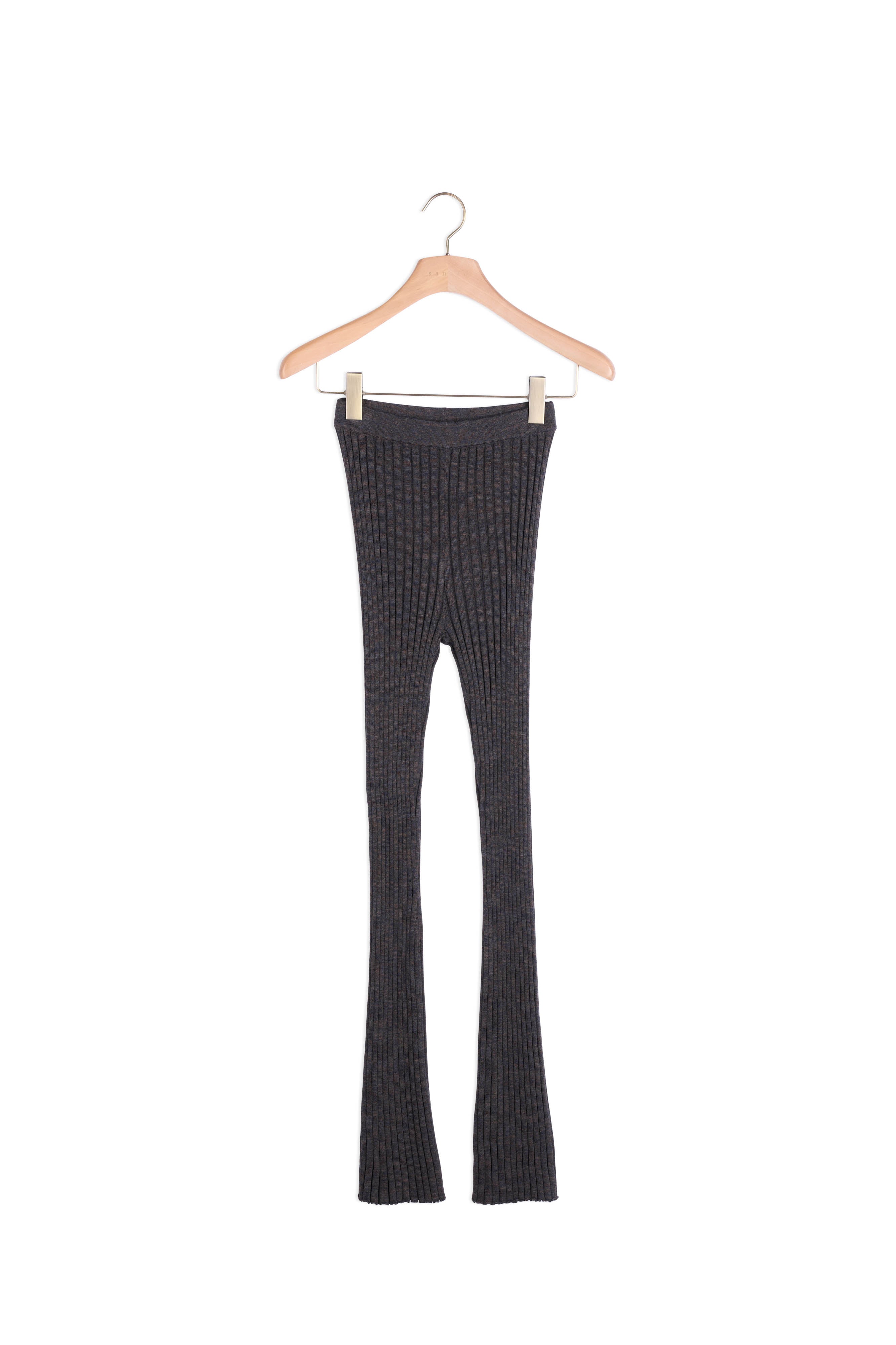 Pantalon en Maille côtelée Sandro seconde main