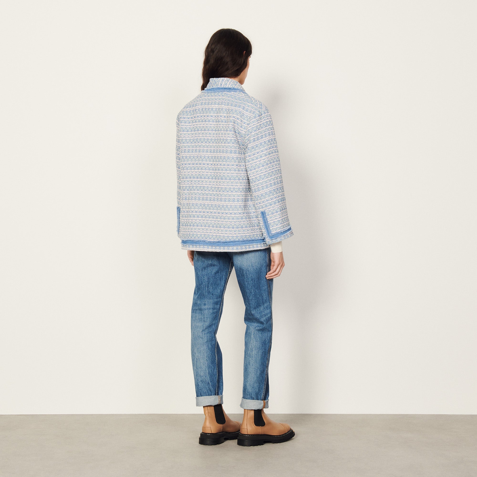 Veste en tweed Sandro seconde main
